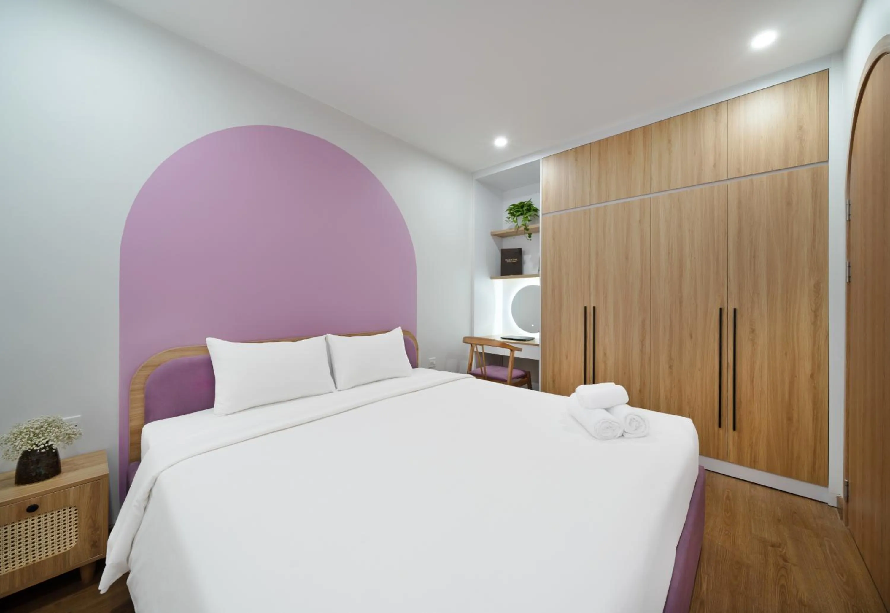 Bed in MOONLIT Suites Hotel by Luxe Paradise