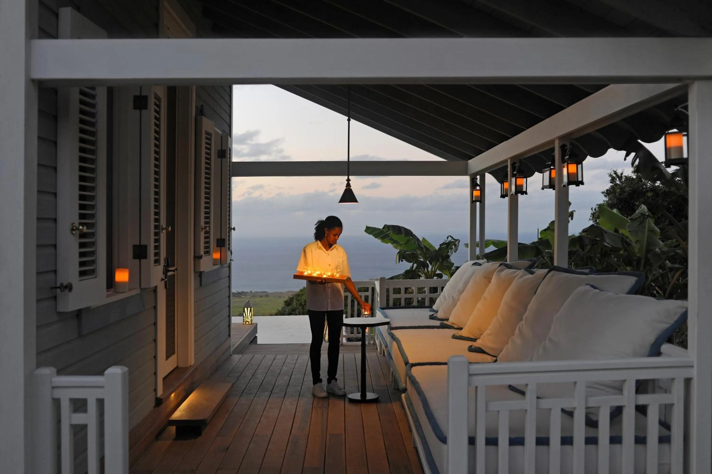 Balcony/Terrace in Belle Mont Sanctuary Resort - Kittitian Hill