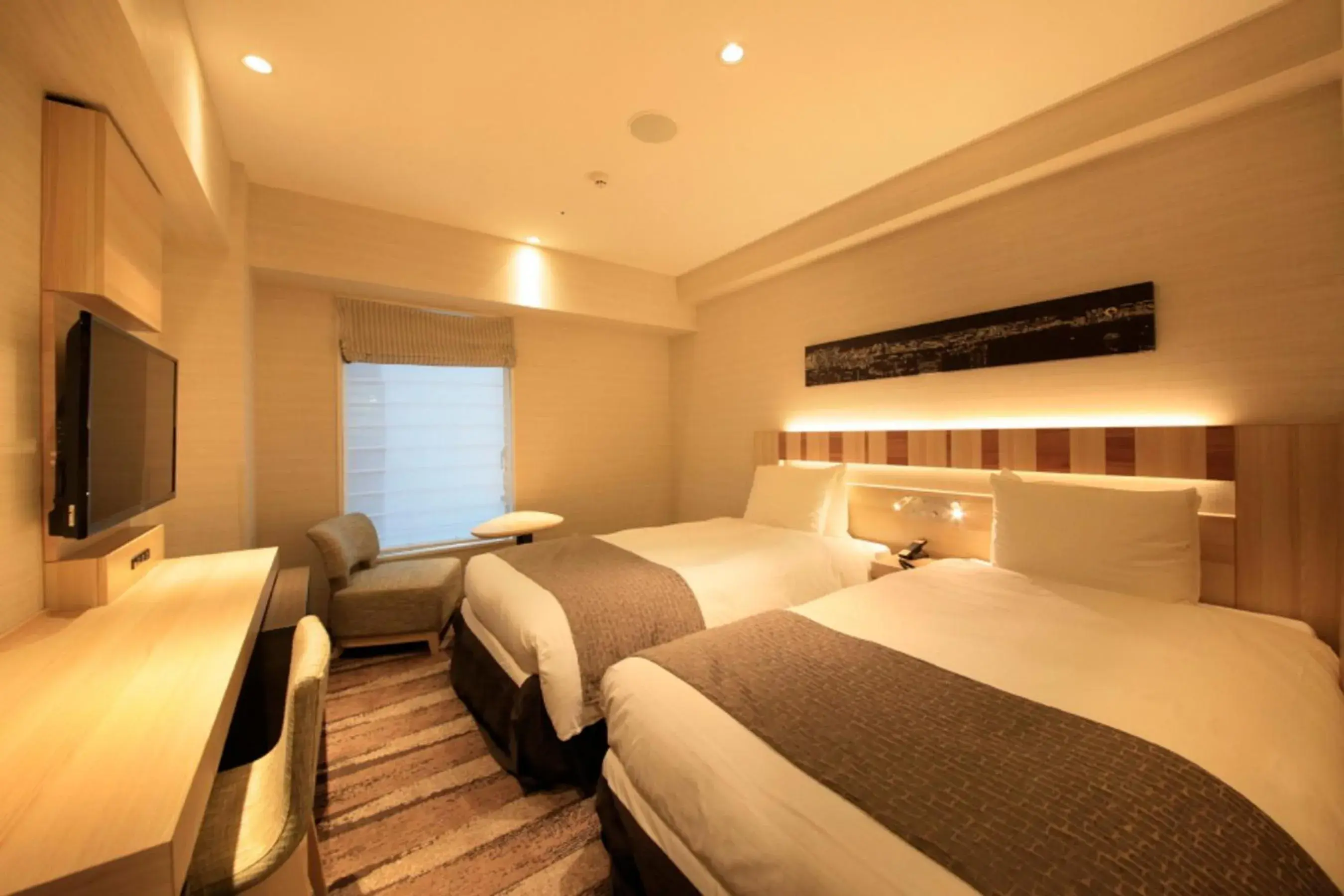 Bed in Hotel Sunroute Ginza Bed in Hotel Sunroute Ginza