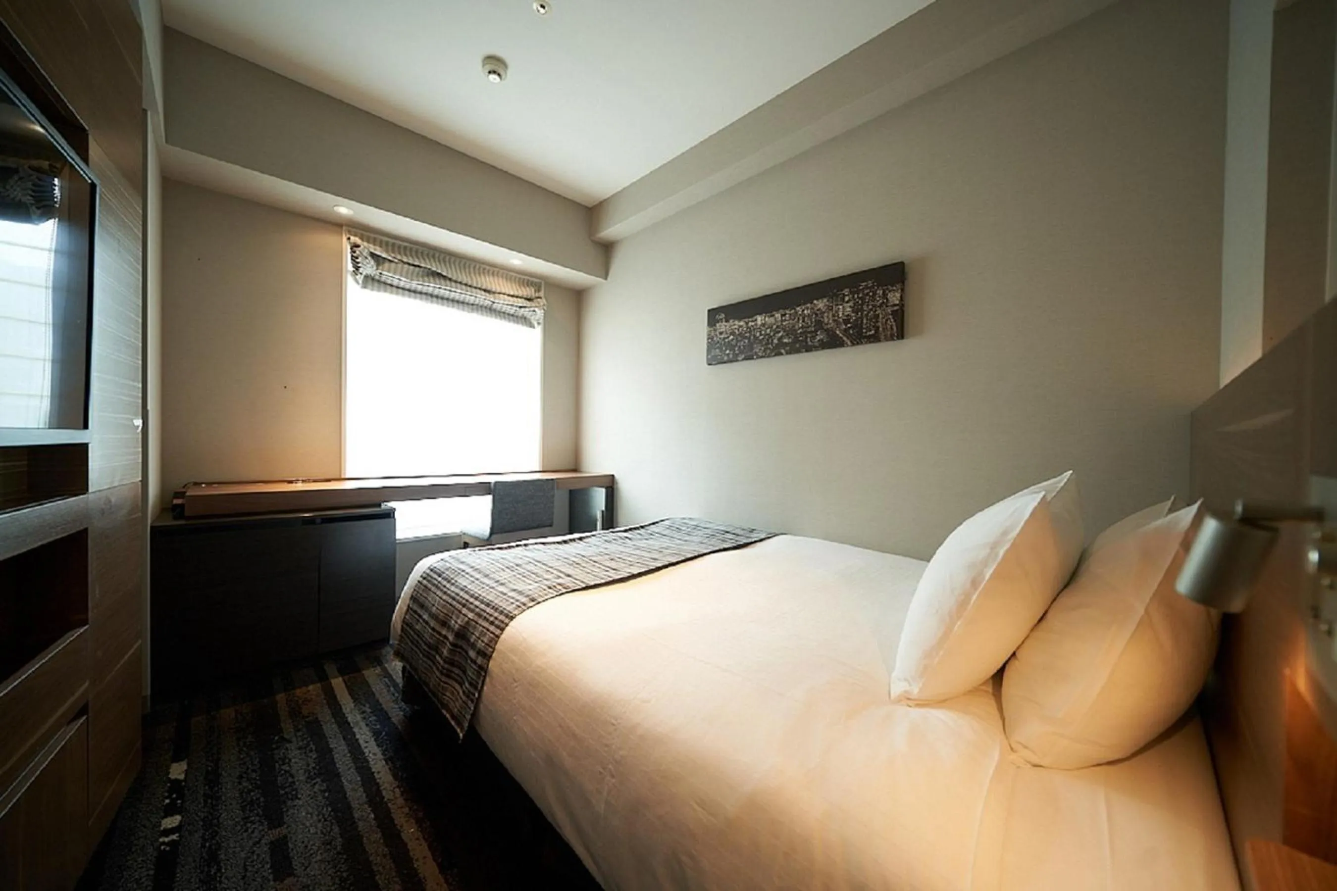 Bed in Hotel Sunroute Ginza