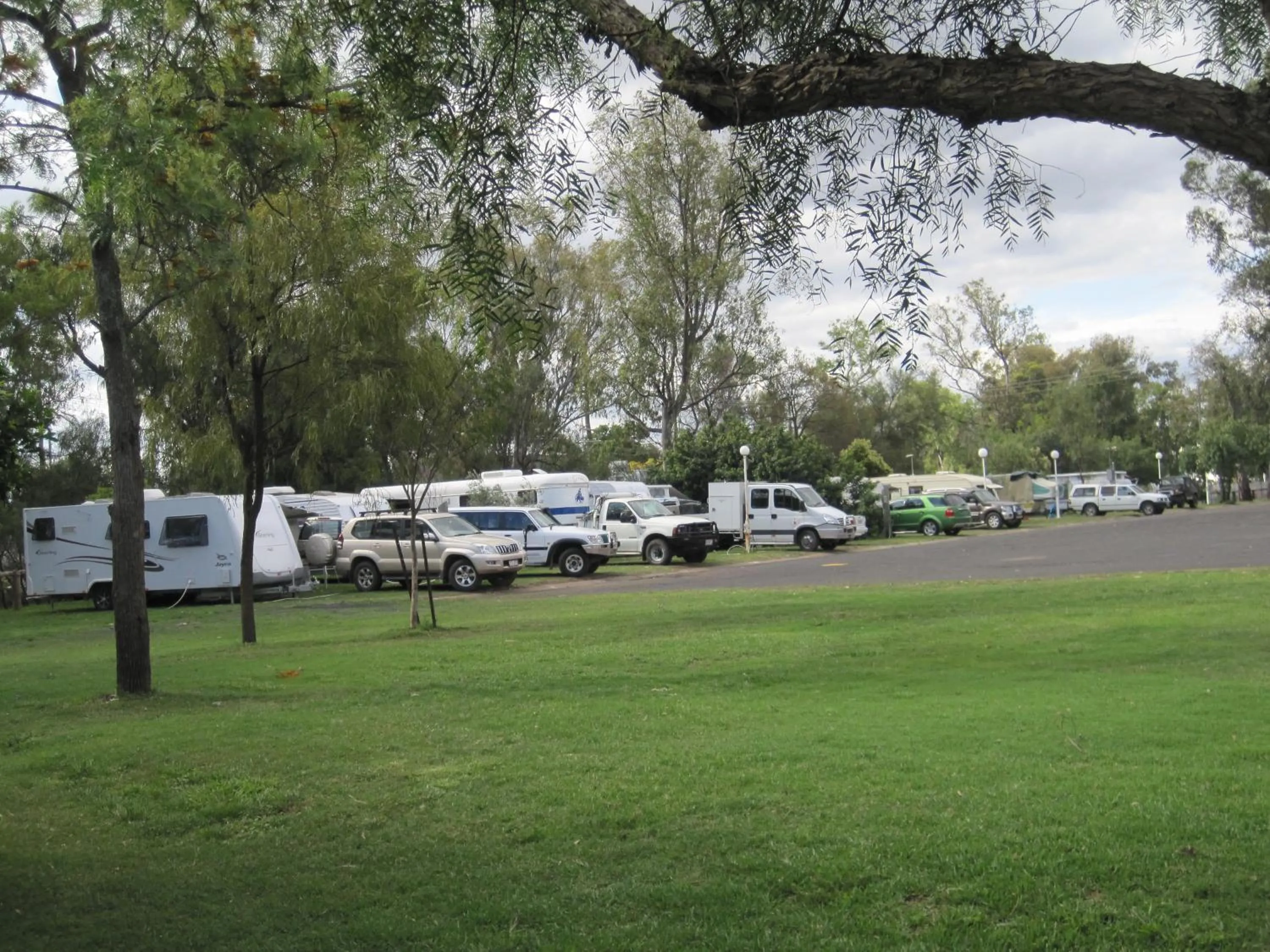 Facade/entrance in Dalby Tourist Park