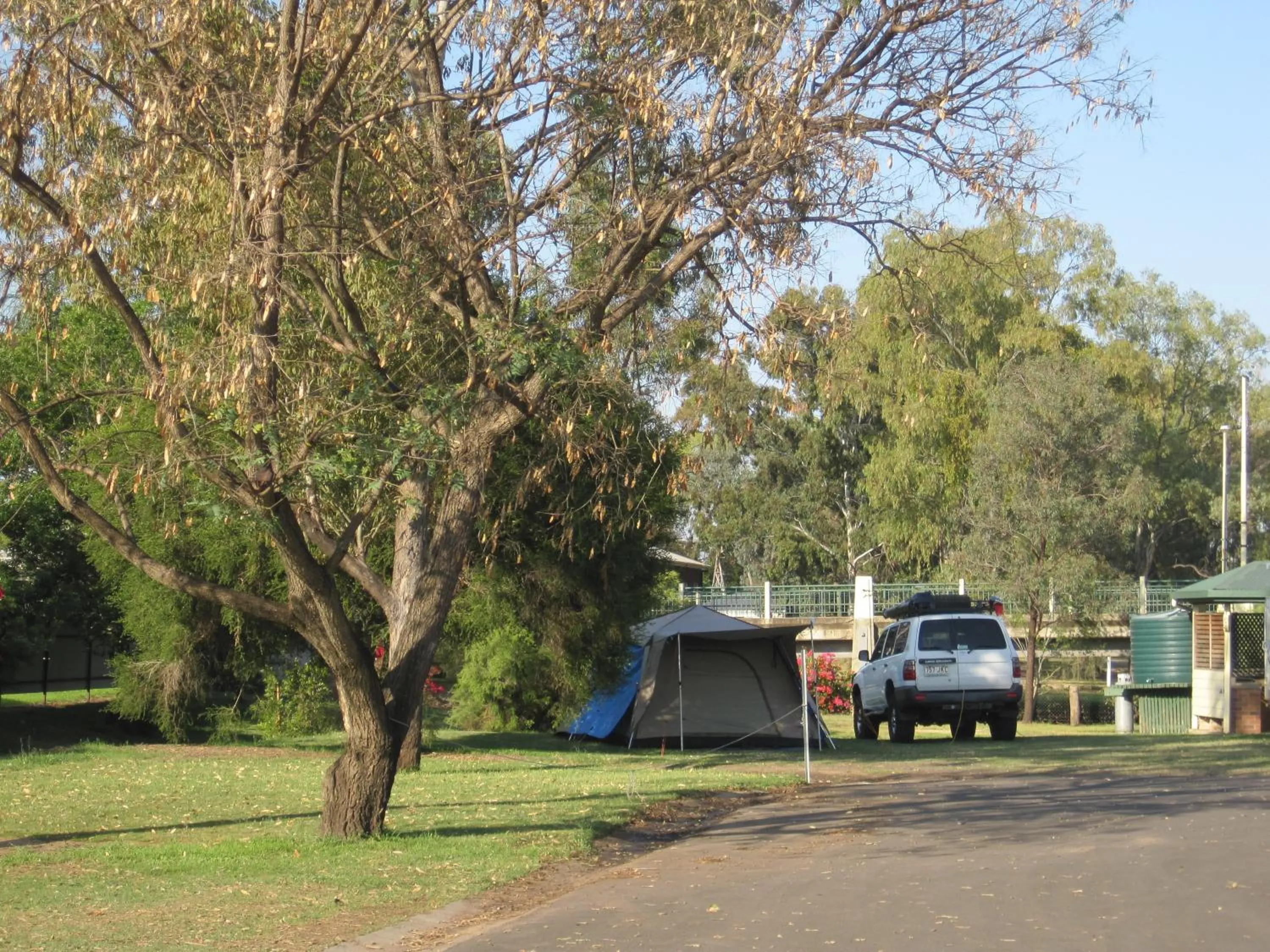 Facade/entrance in Dalby Tourist Park