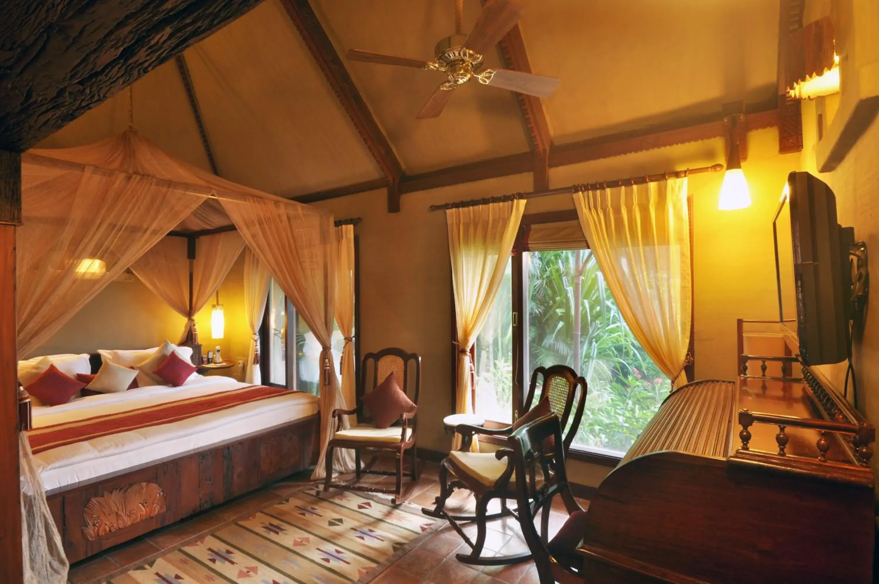 Bedroom, Bed in Vedic Village Spa Resort Kolkata Bedroom, Bed in Vedic Village Spa Resort Kolkata