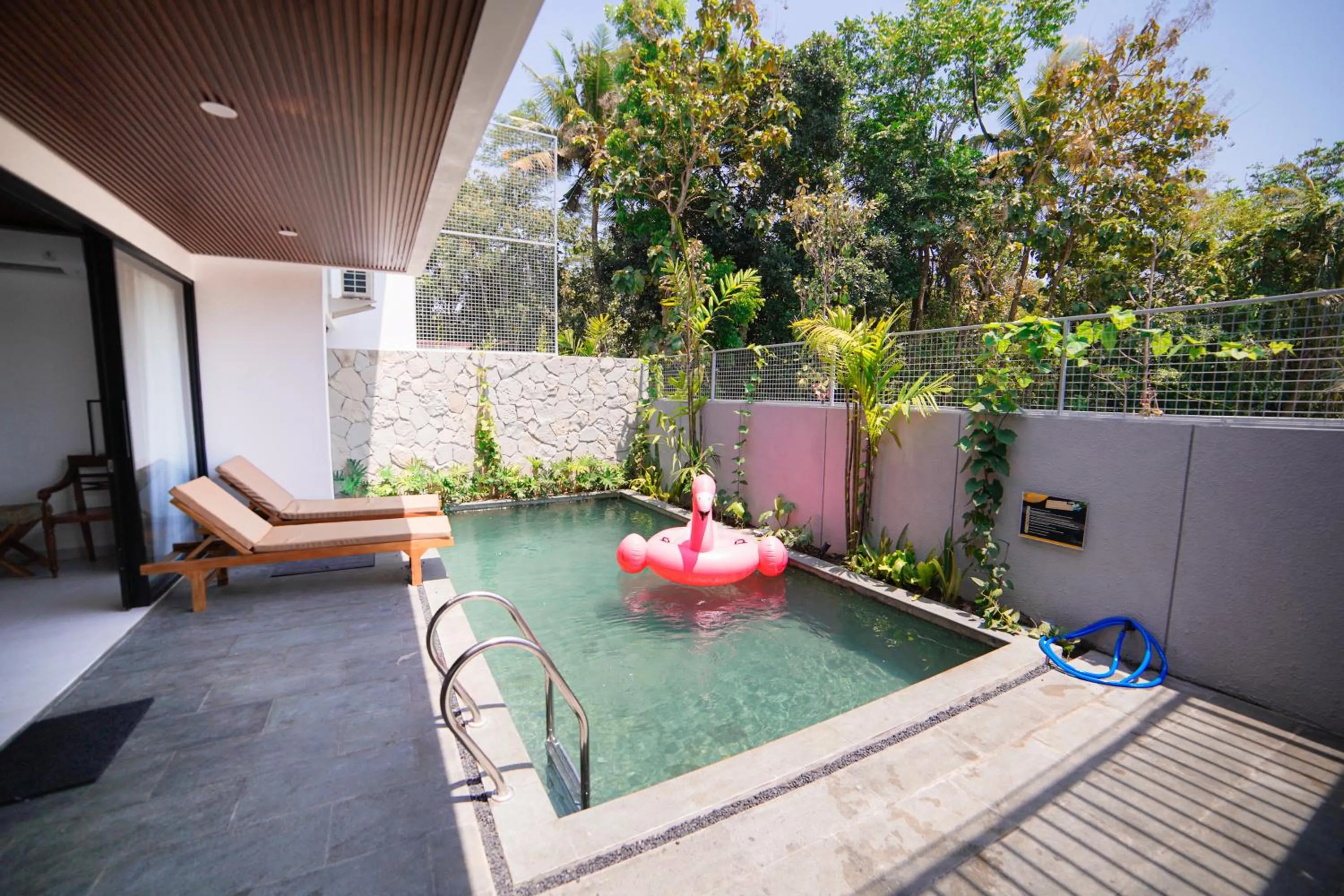 Swimming pool in Ubu Villa Amarta in Yogyakarta