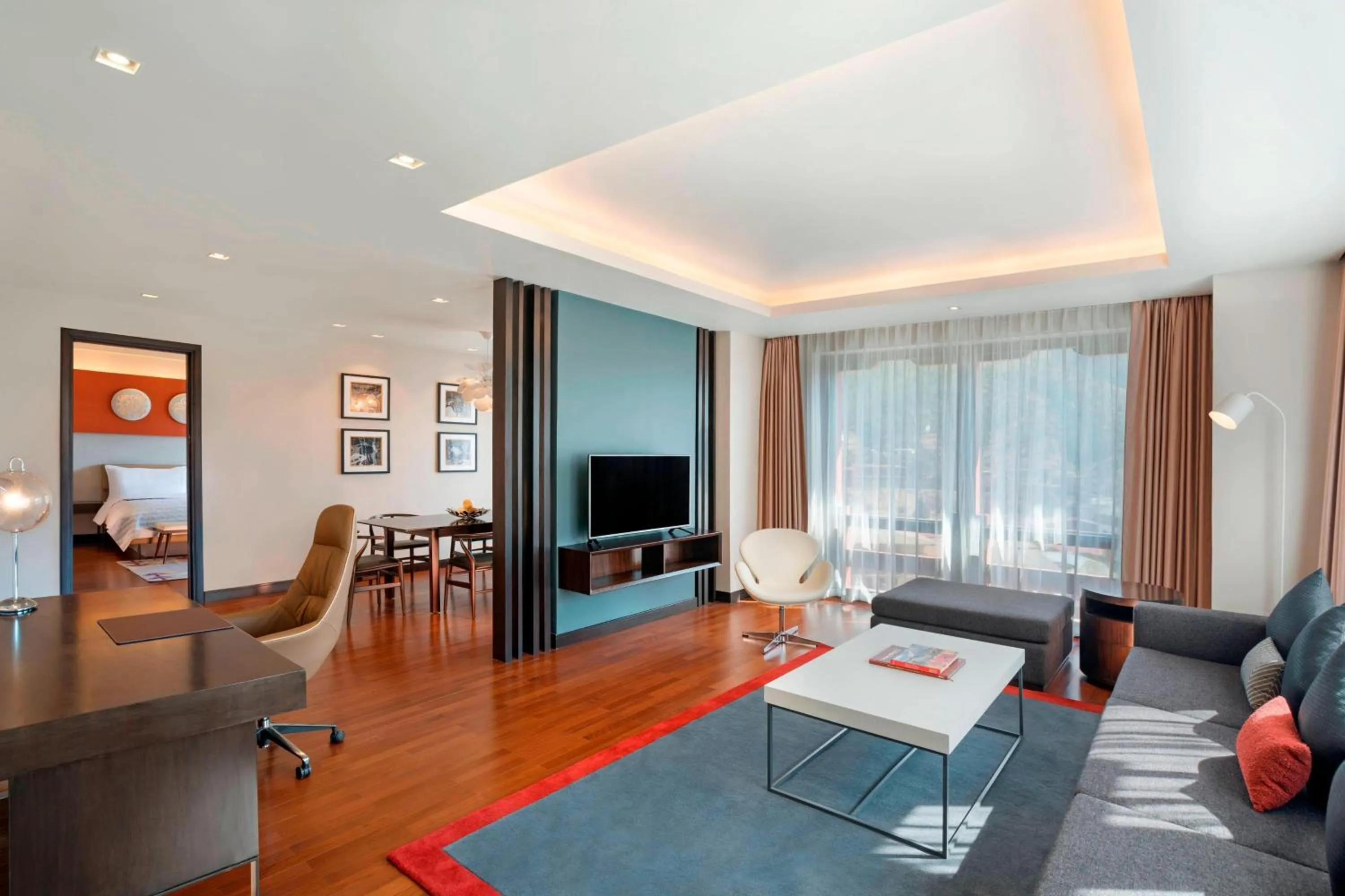 Living room in Le Meridien Thimphu