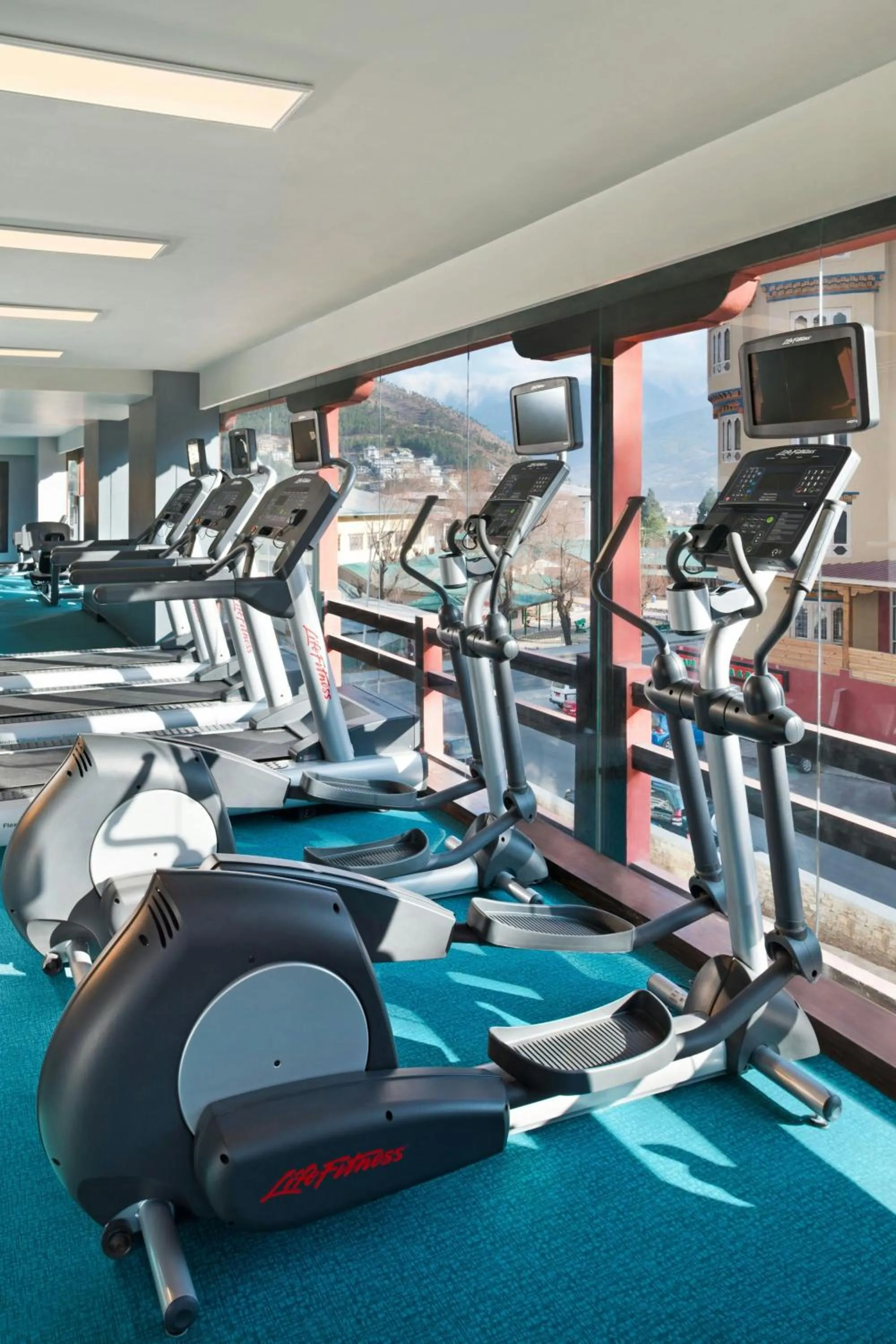 Fitness centre/facilities in Le Meridien Thimphu
