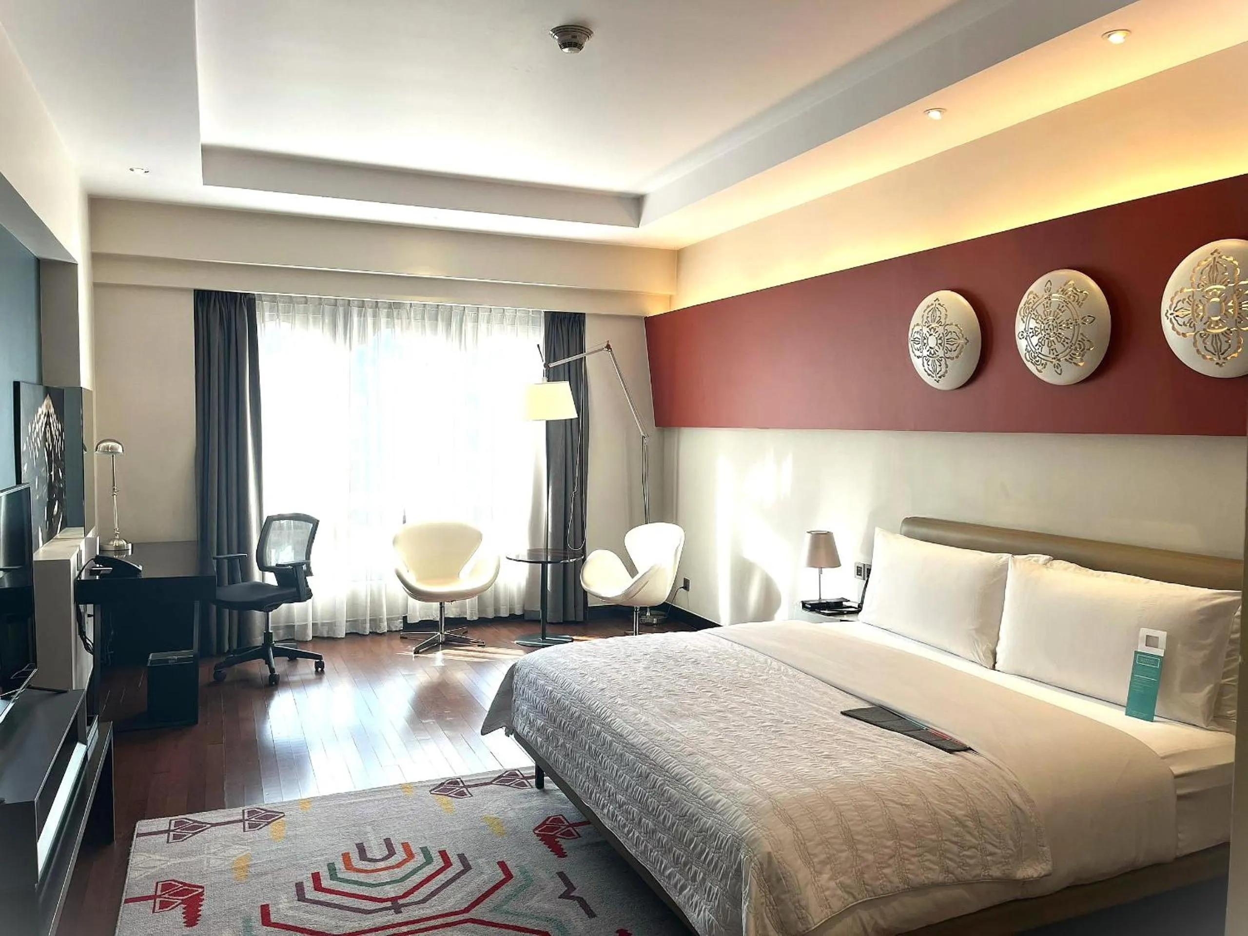 View (from property/room), Bed in Le Meridien Thimphu