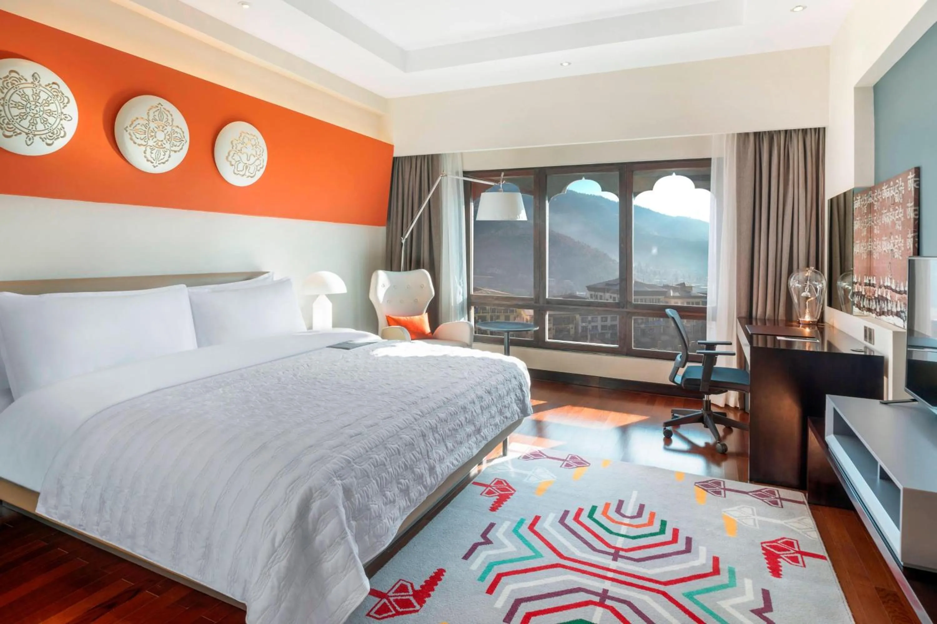 Photo of the whole room, Bed in Le Meridien Thimphu