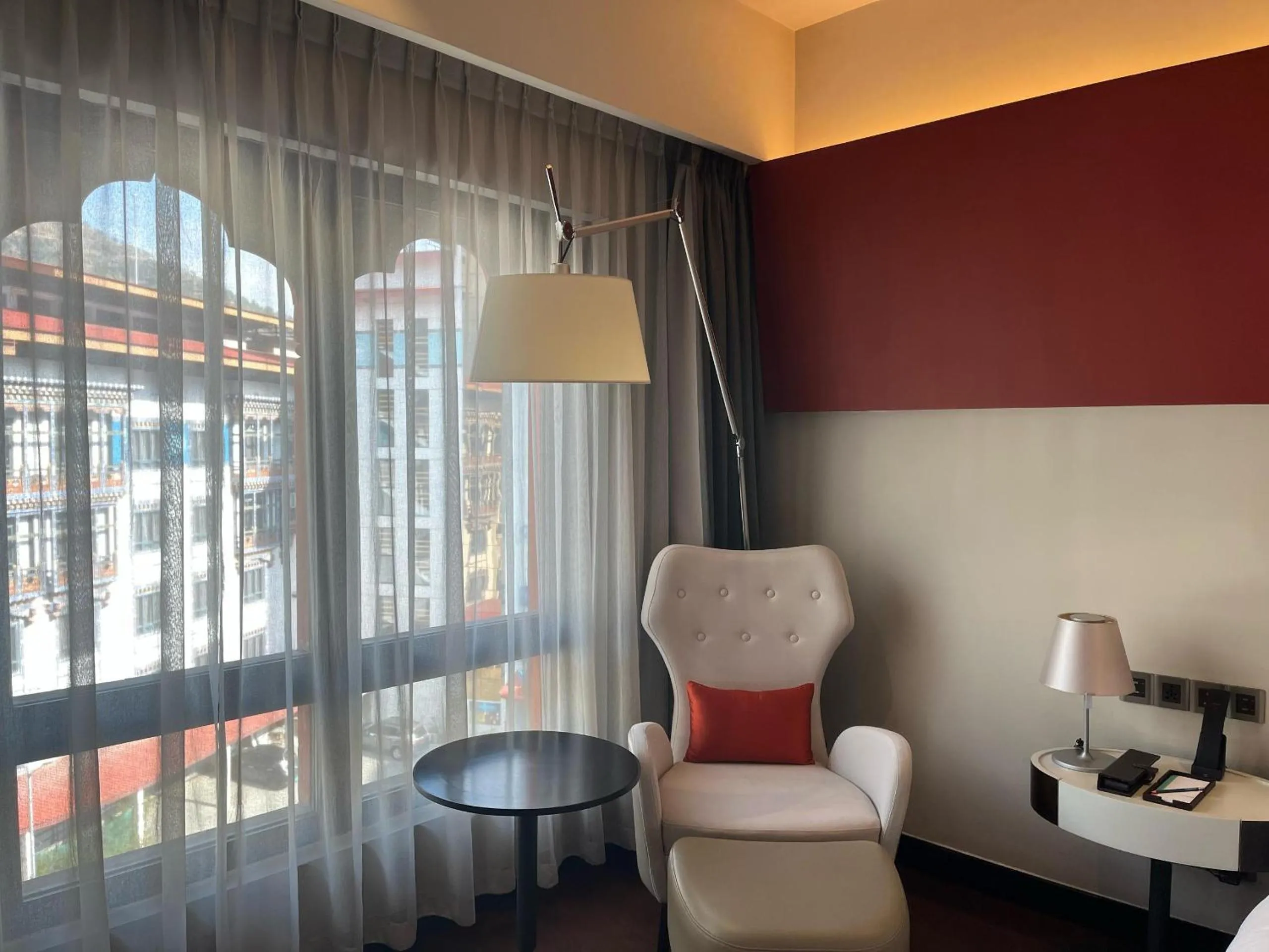 Seating area in Le Meridien Thimphu