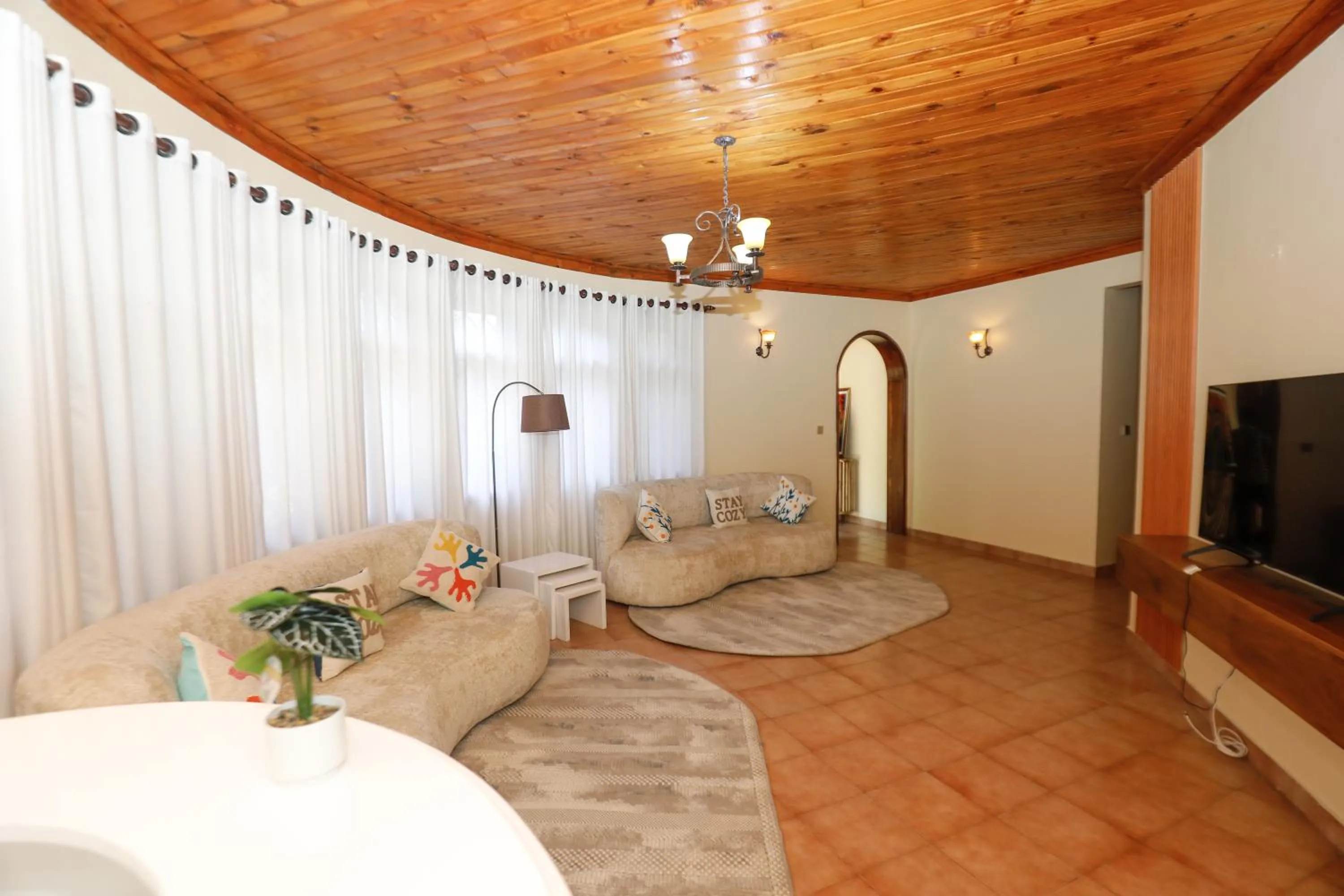 Seating area in SAS Residence