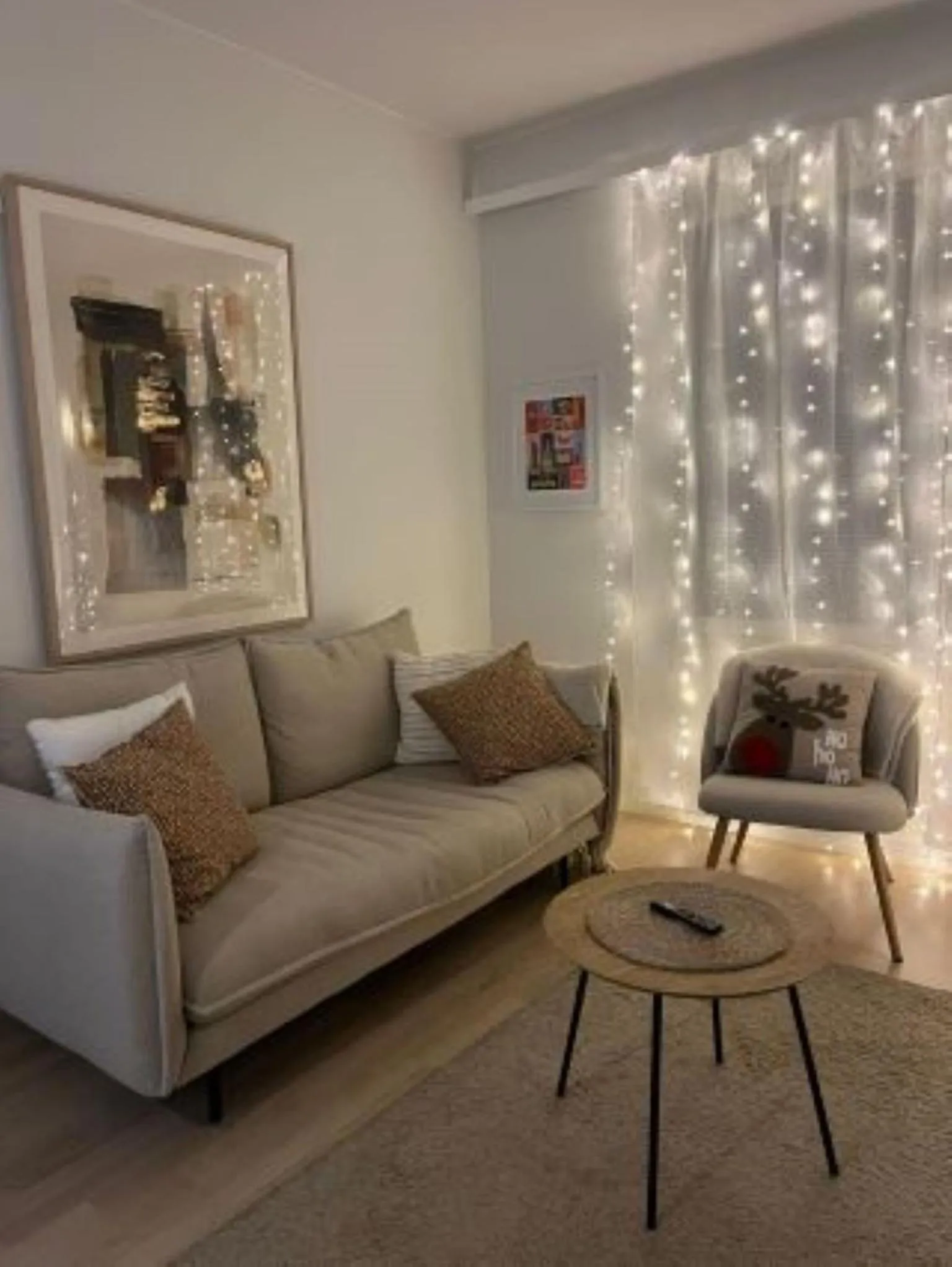 Living room in Villa Virpi