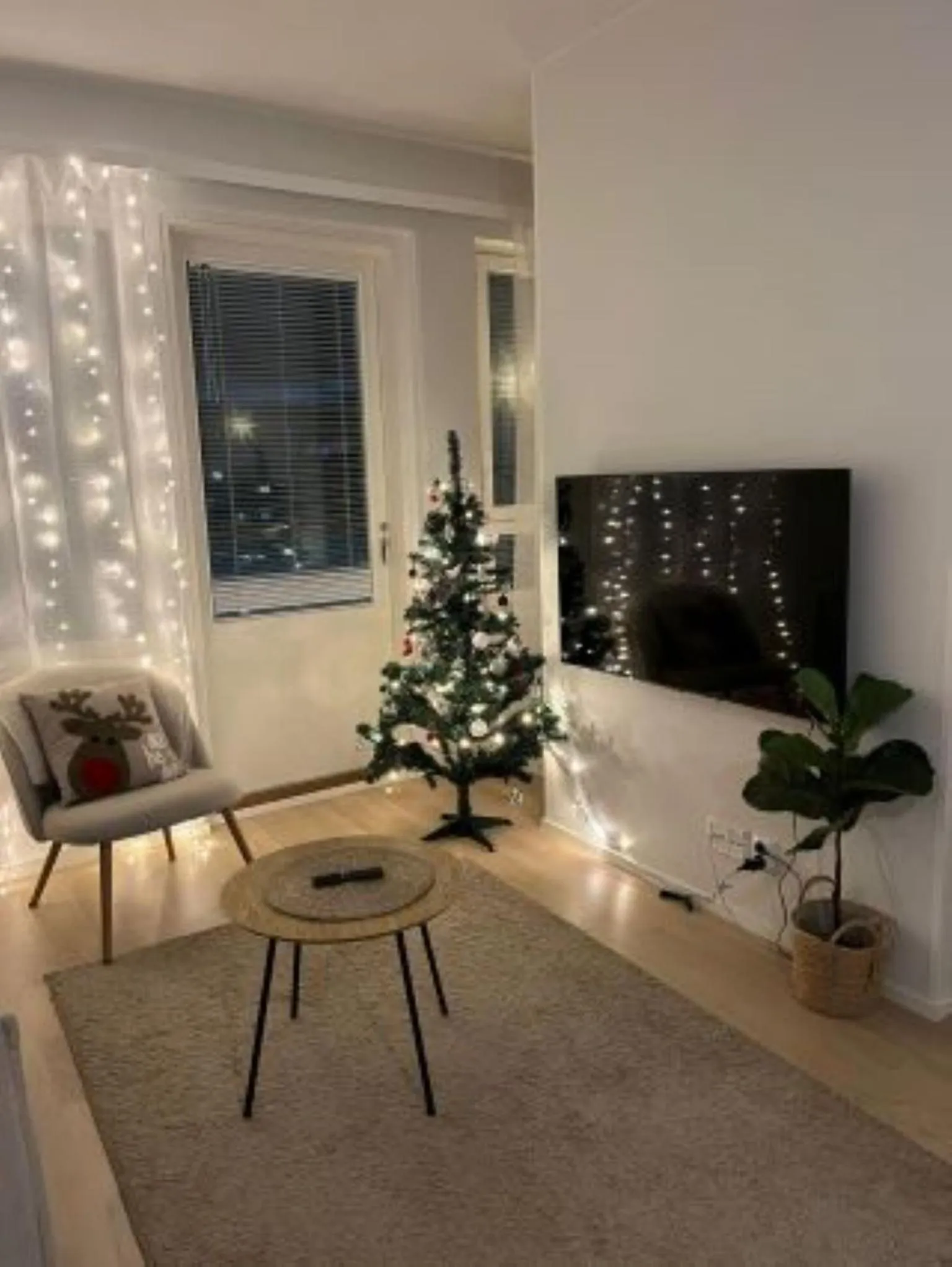 Living room in Villa Virpi