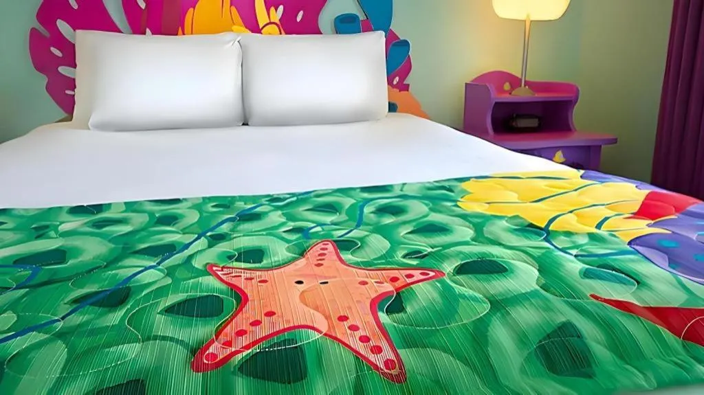 Bed in Disney's Art Of Animation Resort