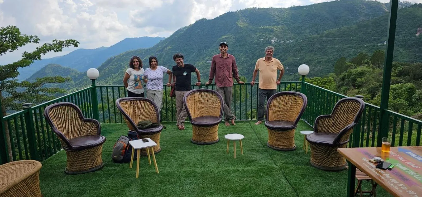 Balcony/Terrace in Bougainvilla Mountain Retreat, near Bhimtal