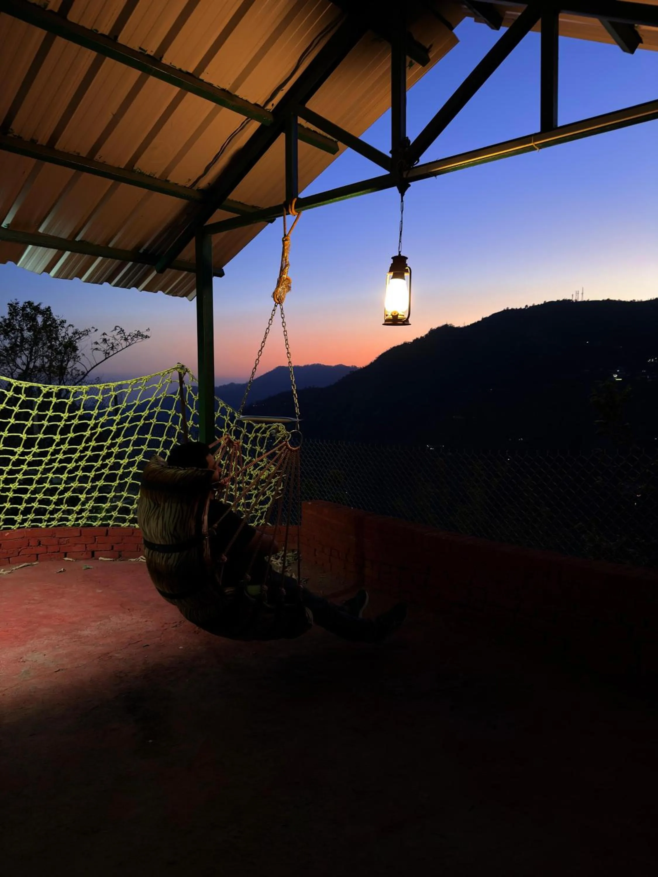Mountain view in Bougainvilla Mountain Retreat, near Bhimtal