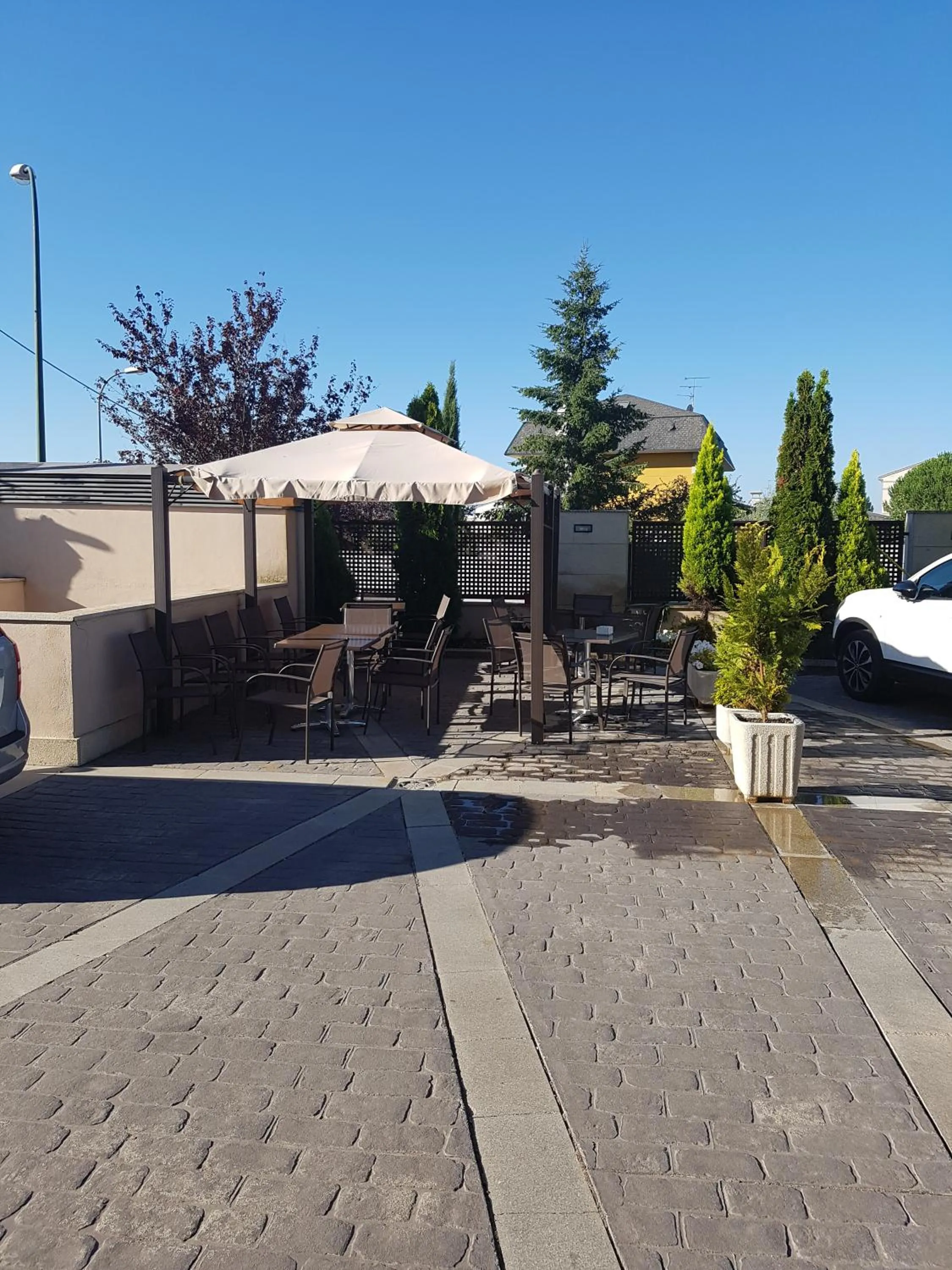 Balcony/Terrace in Hotel Entredos