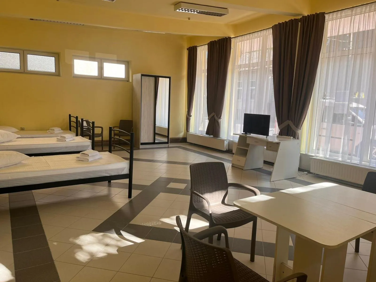 Bed in Tulipan Hotel Aquapark