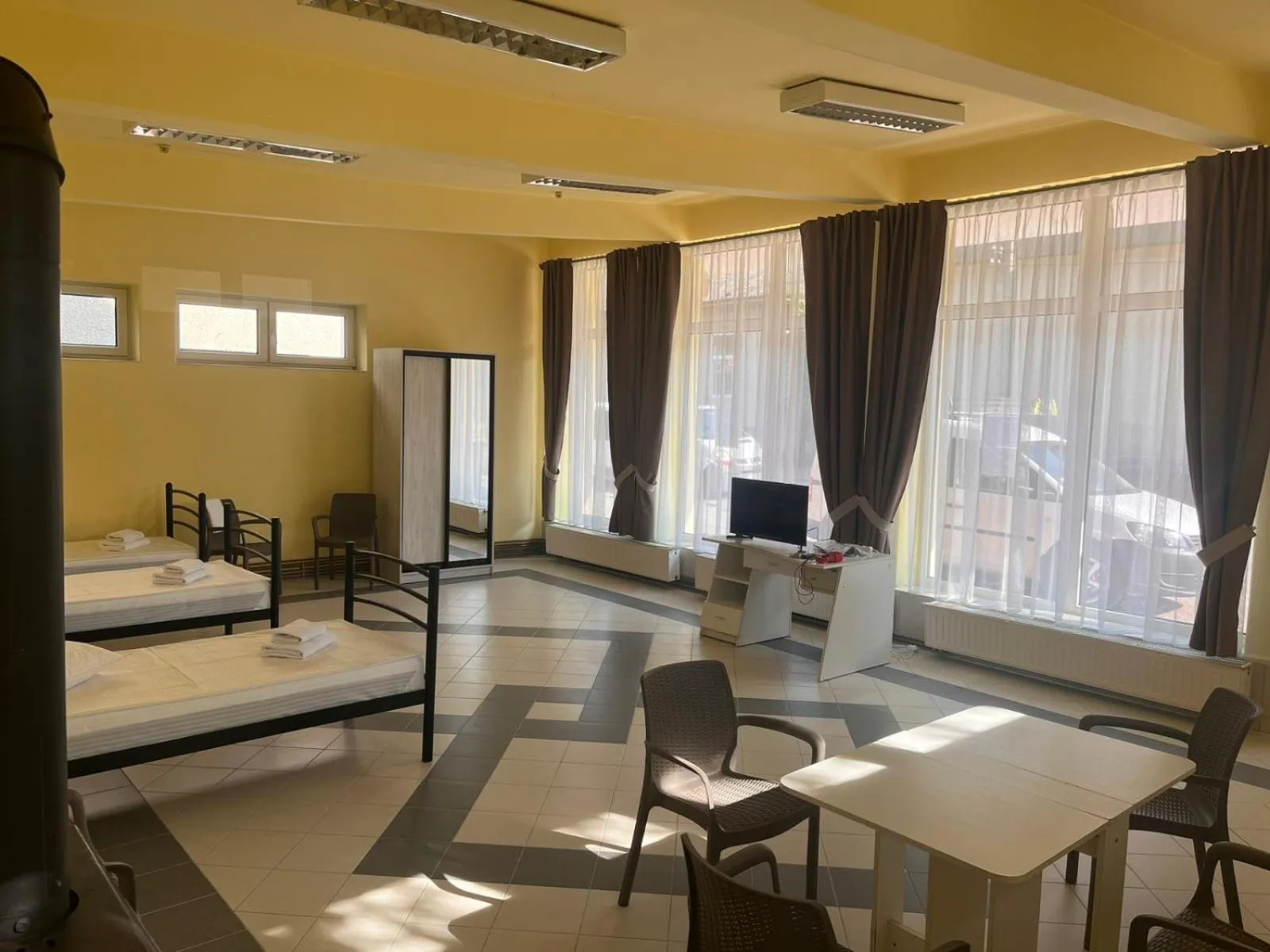 Bed in Tulipan Hotel Aquapark