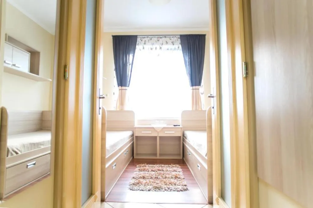 Bed in Tulipan Hotel Aquapark