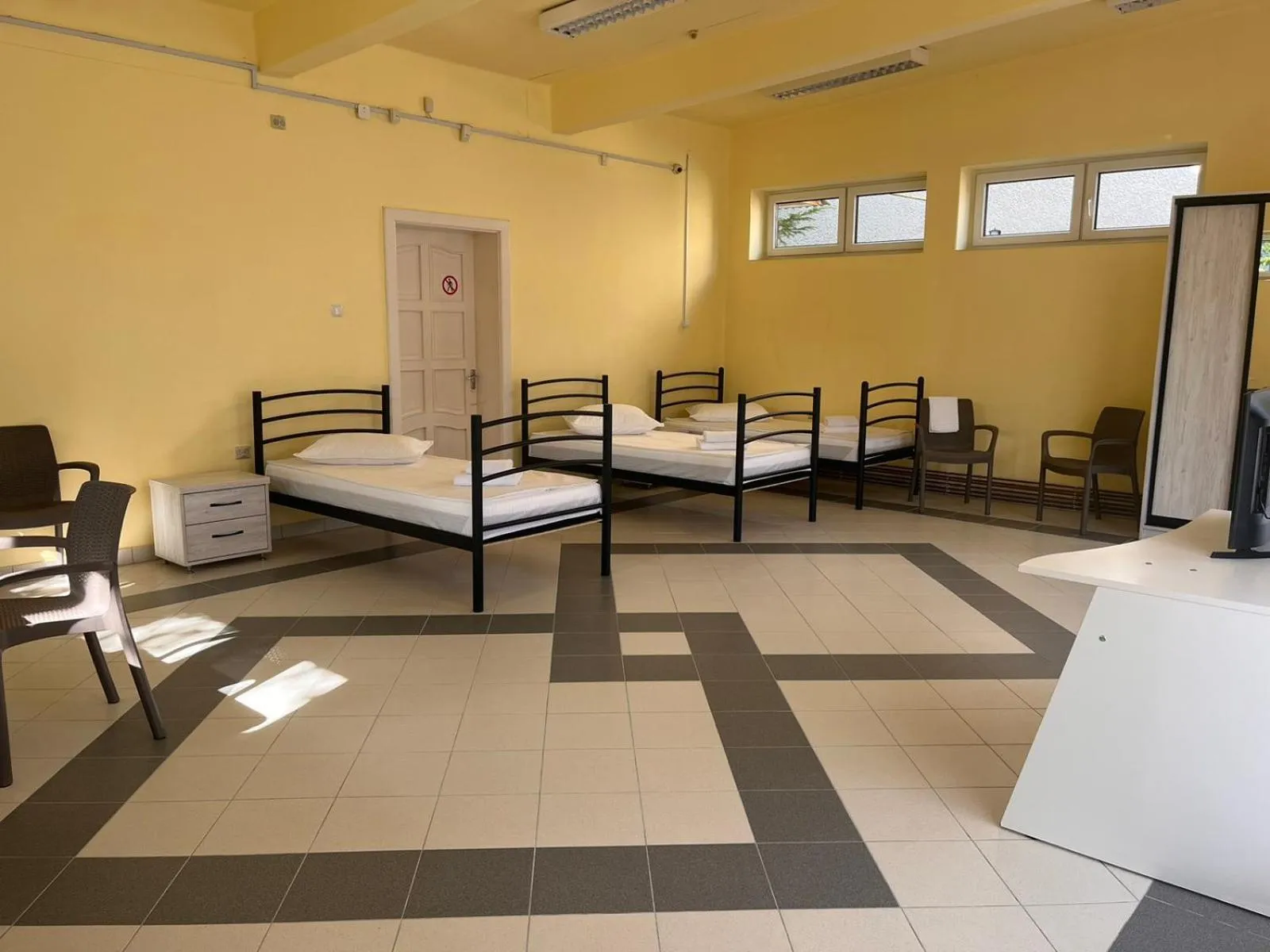 Bed in Tulipan Hotel Aquapark