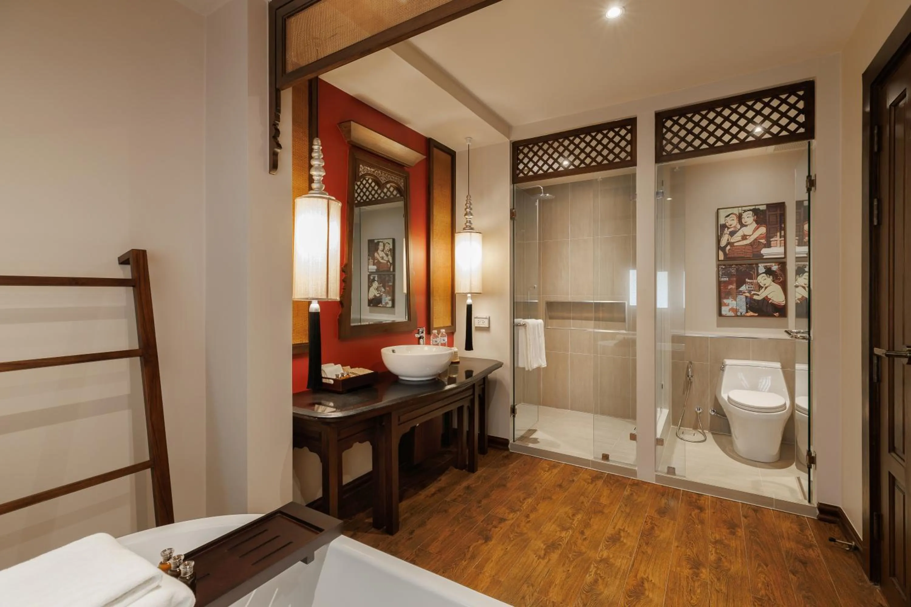Bathroom in Akira Thaphae Hotel