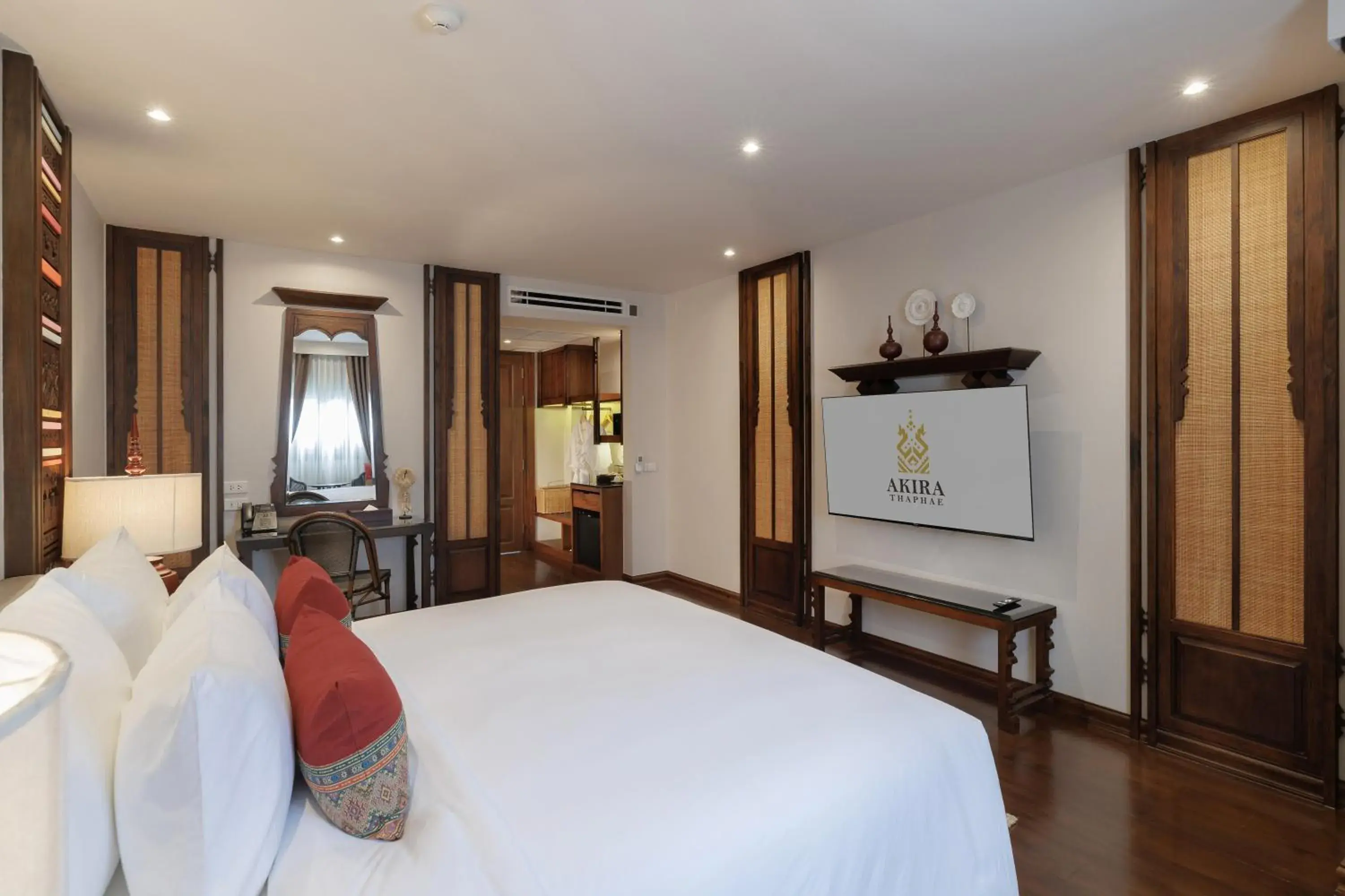 Bed in Akira Thaphae Hotel Bed in Akira Thaphae Hotel