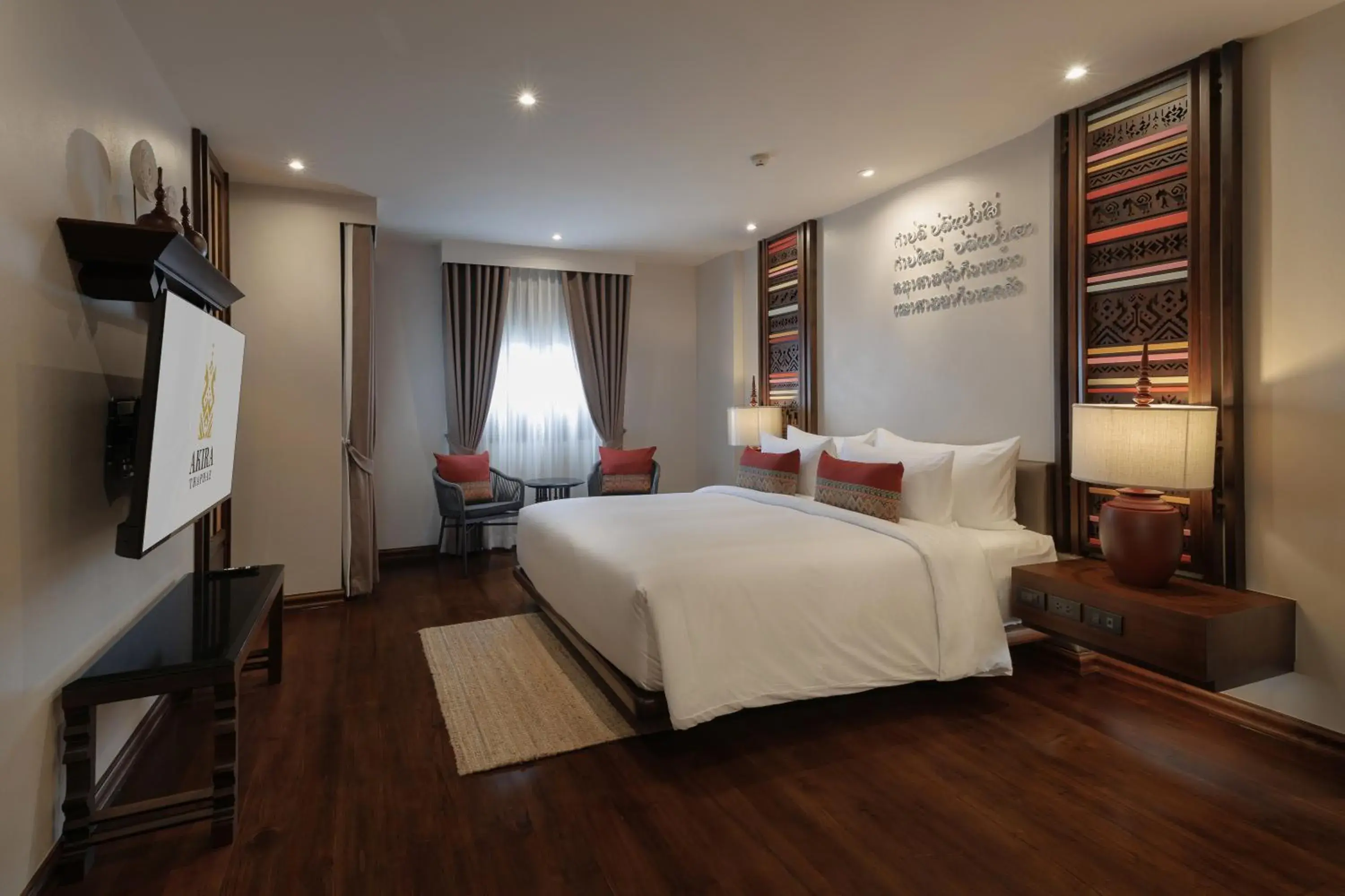 Bed in Akira Thaphae Hotel Bed in Akira Thaphae Hotel