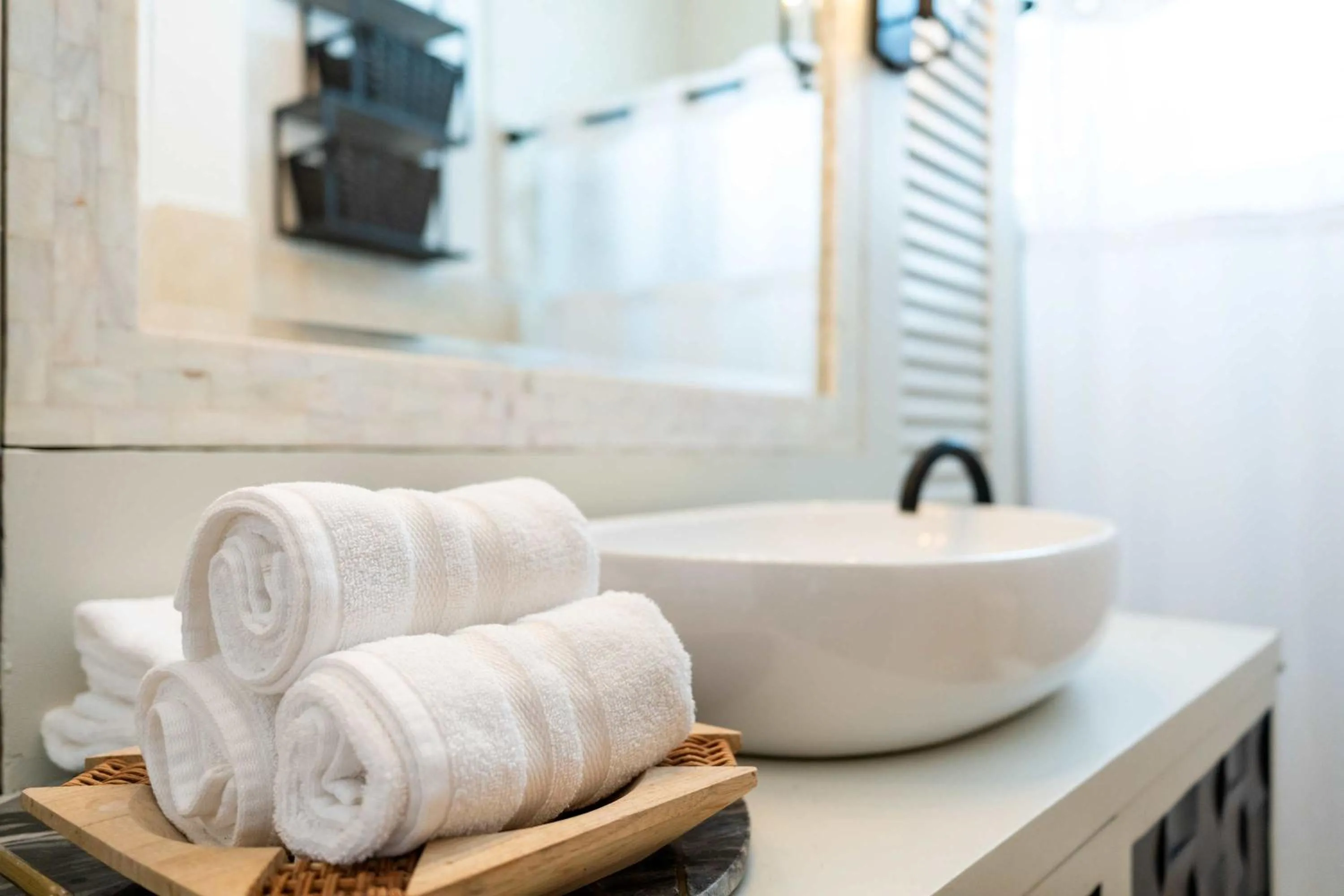 towels in 24 Atlantic Place by Stay with Bear