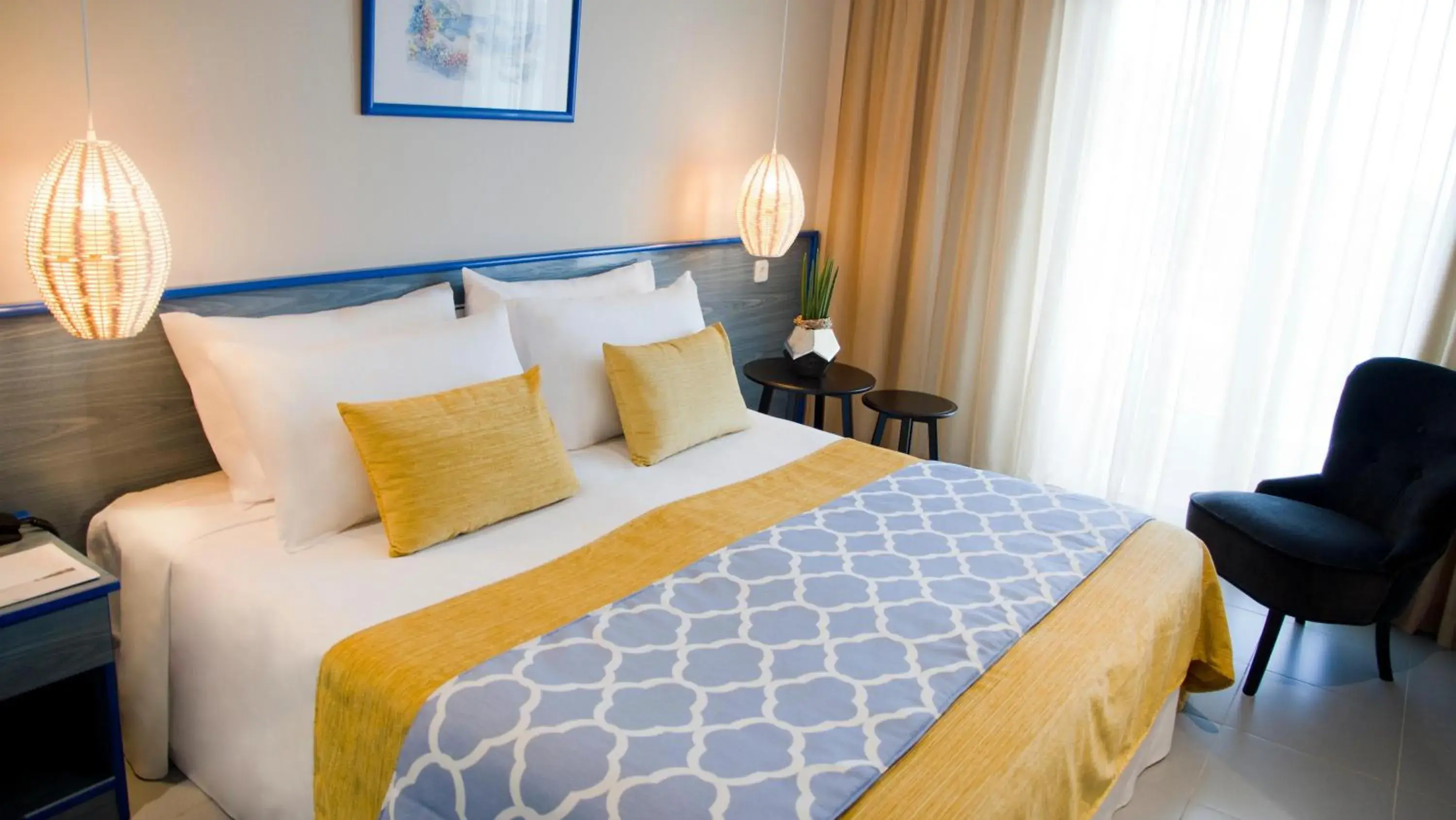 Photo of the whole room, Bed in ALEGRIA Fenals Mar Photo of the whole room, Bed in ALEGRIA Fenals Mar