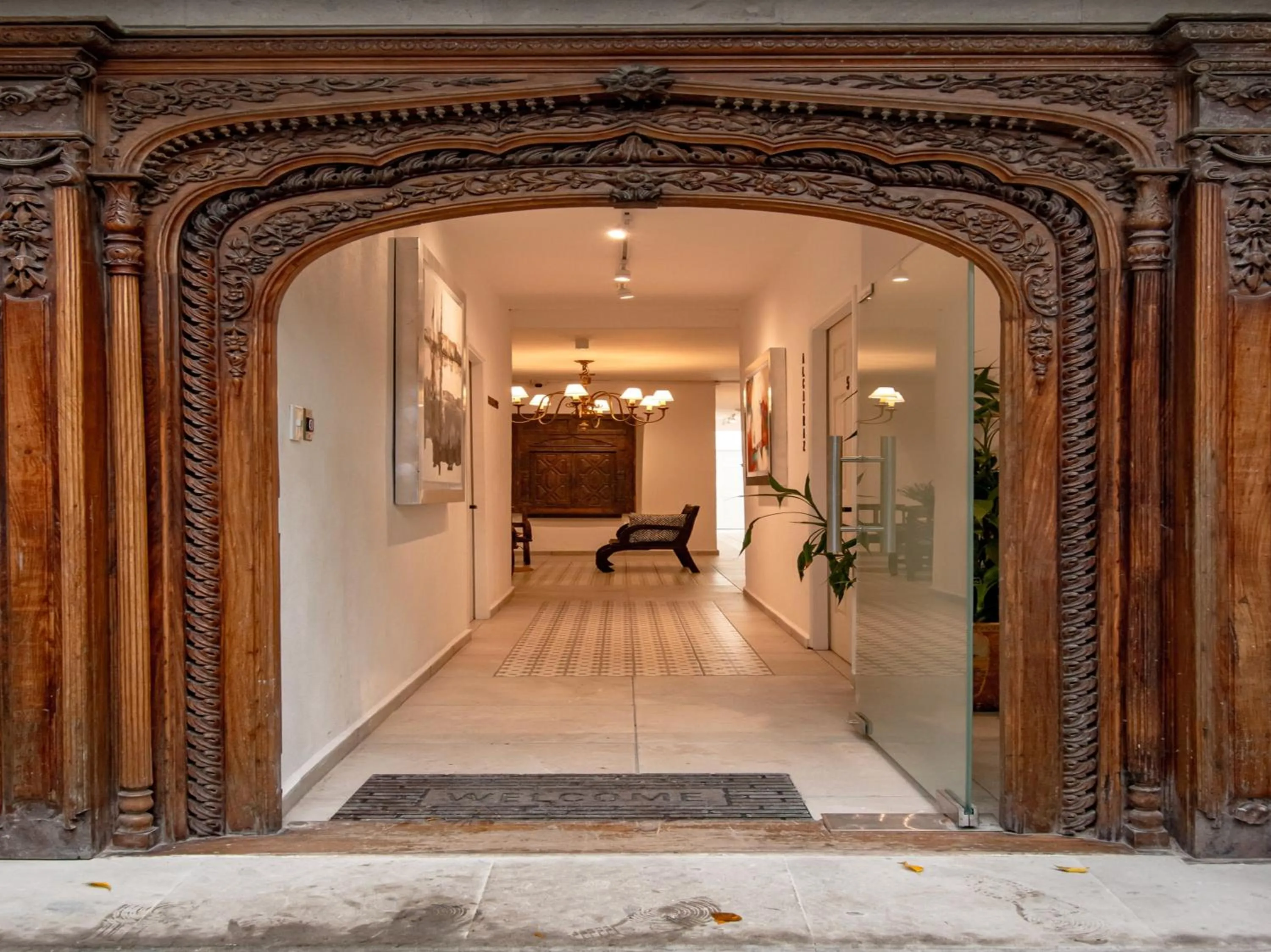 Lobby or reception in Collection O Hotel Lavanda Anzures