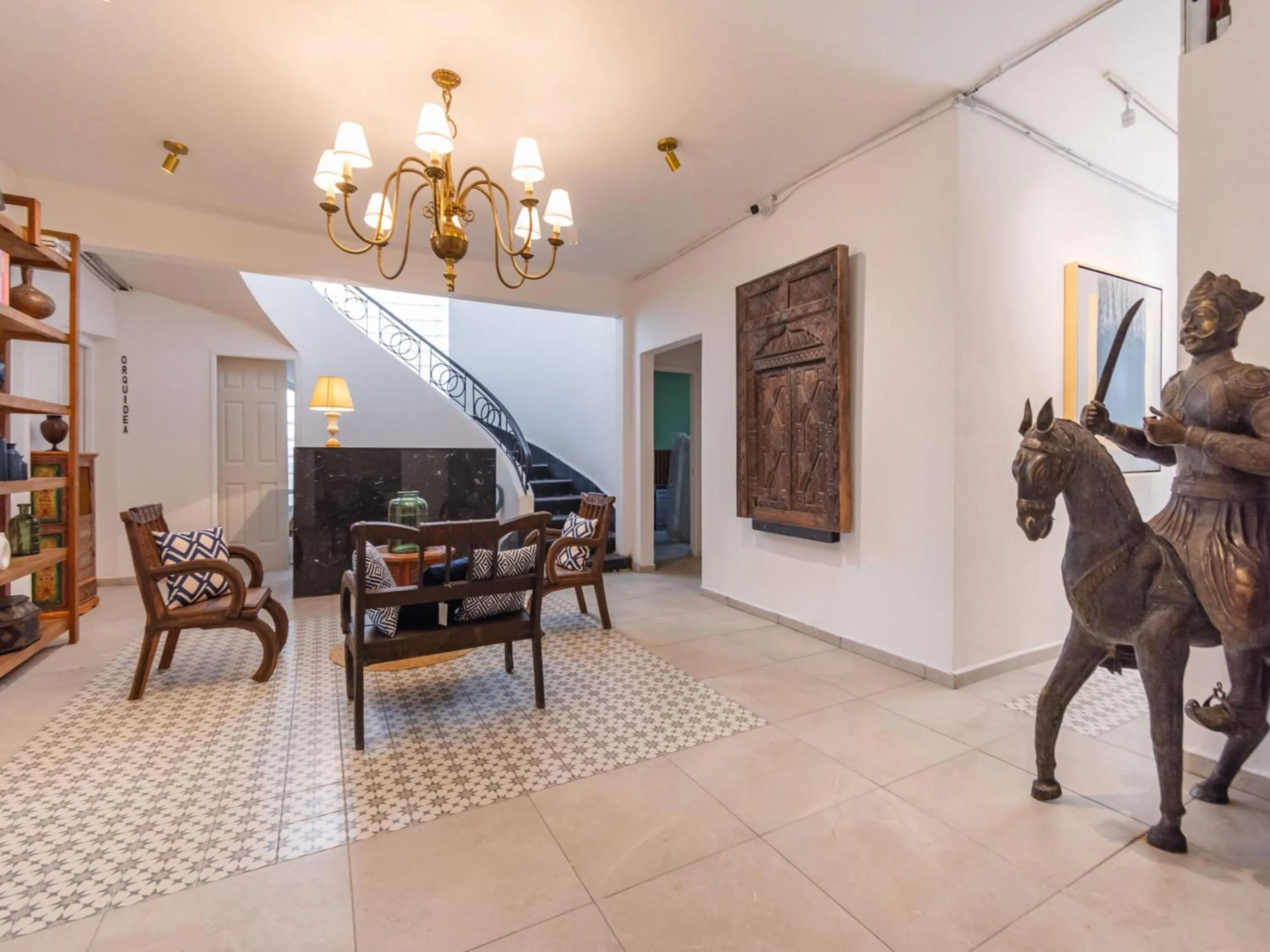 Lobby or reception in Collection O Hotel Lavanda Anzures