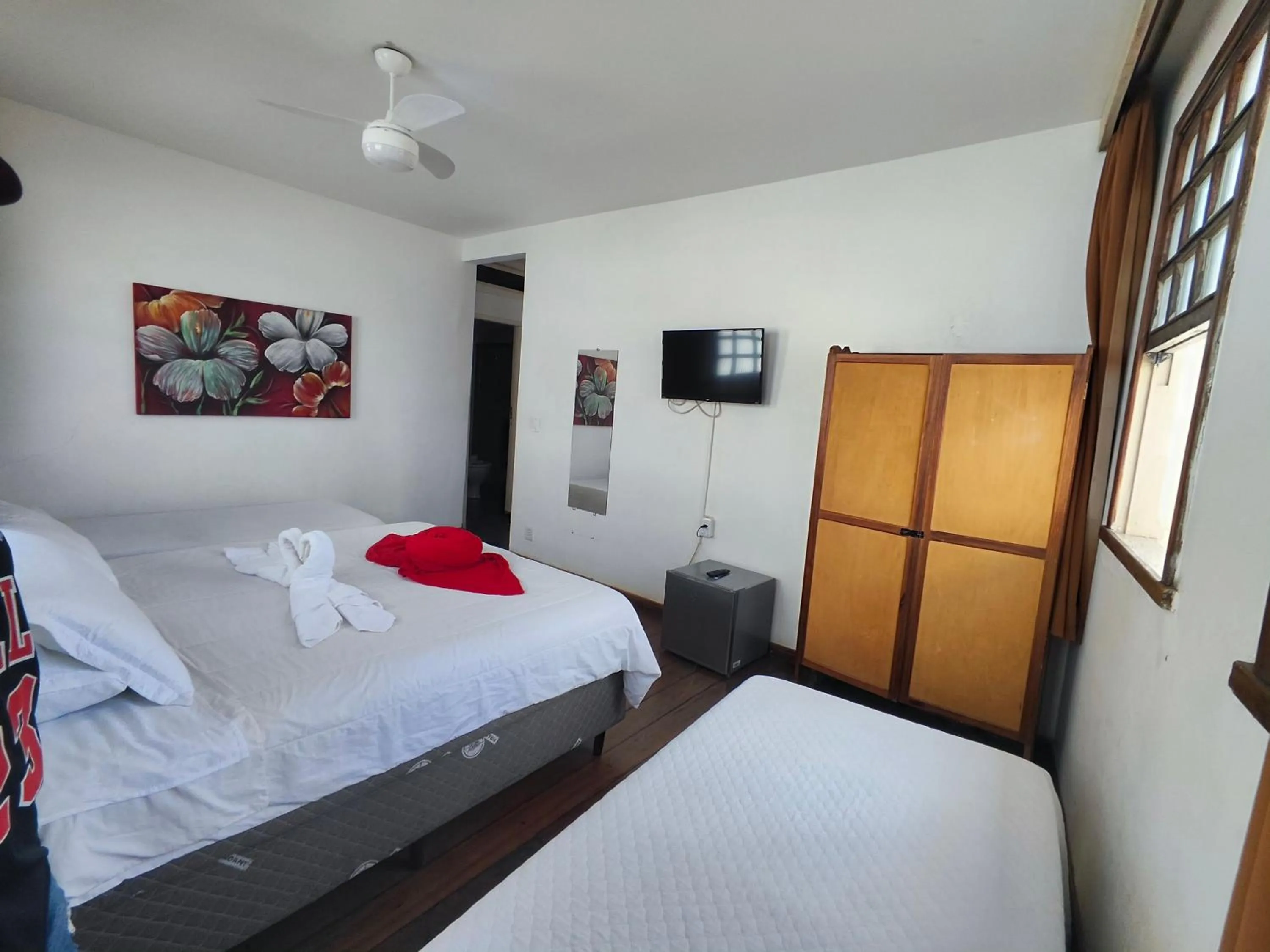 Bed in Pousada Flor de Lis