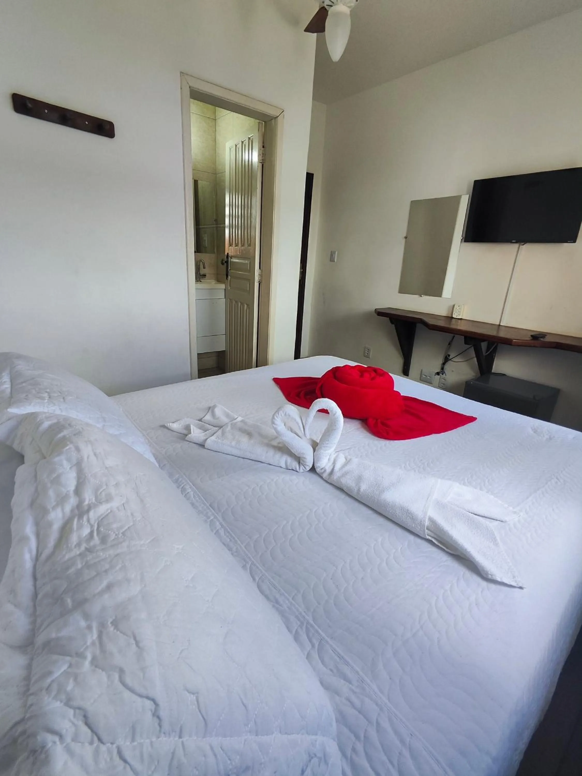 Bed in Pousada Flor de Lis