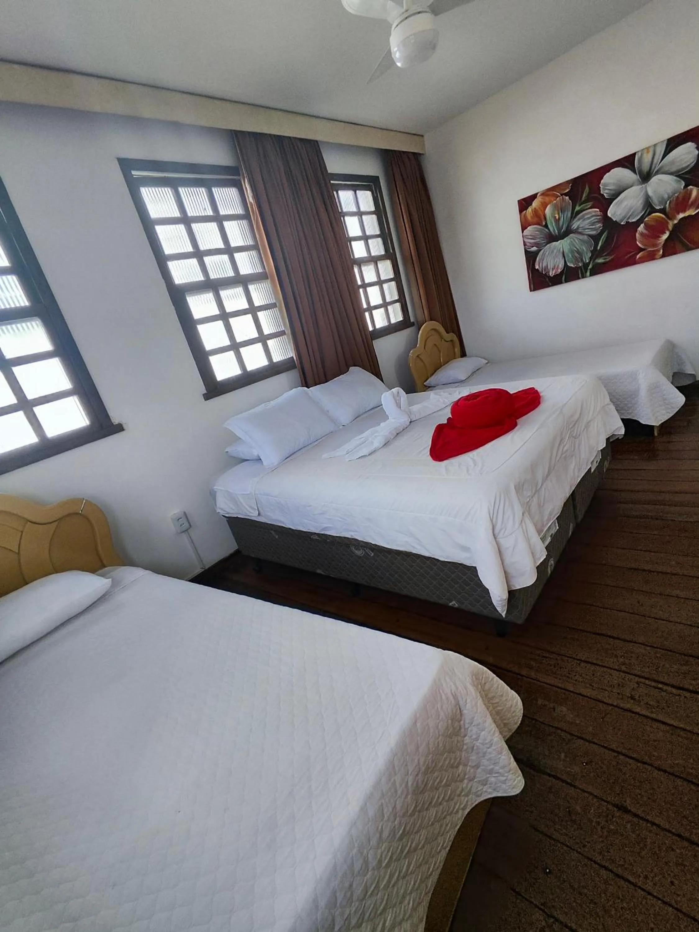 Bed in Pousada Flor de Lis