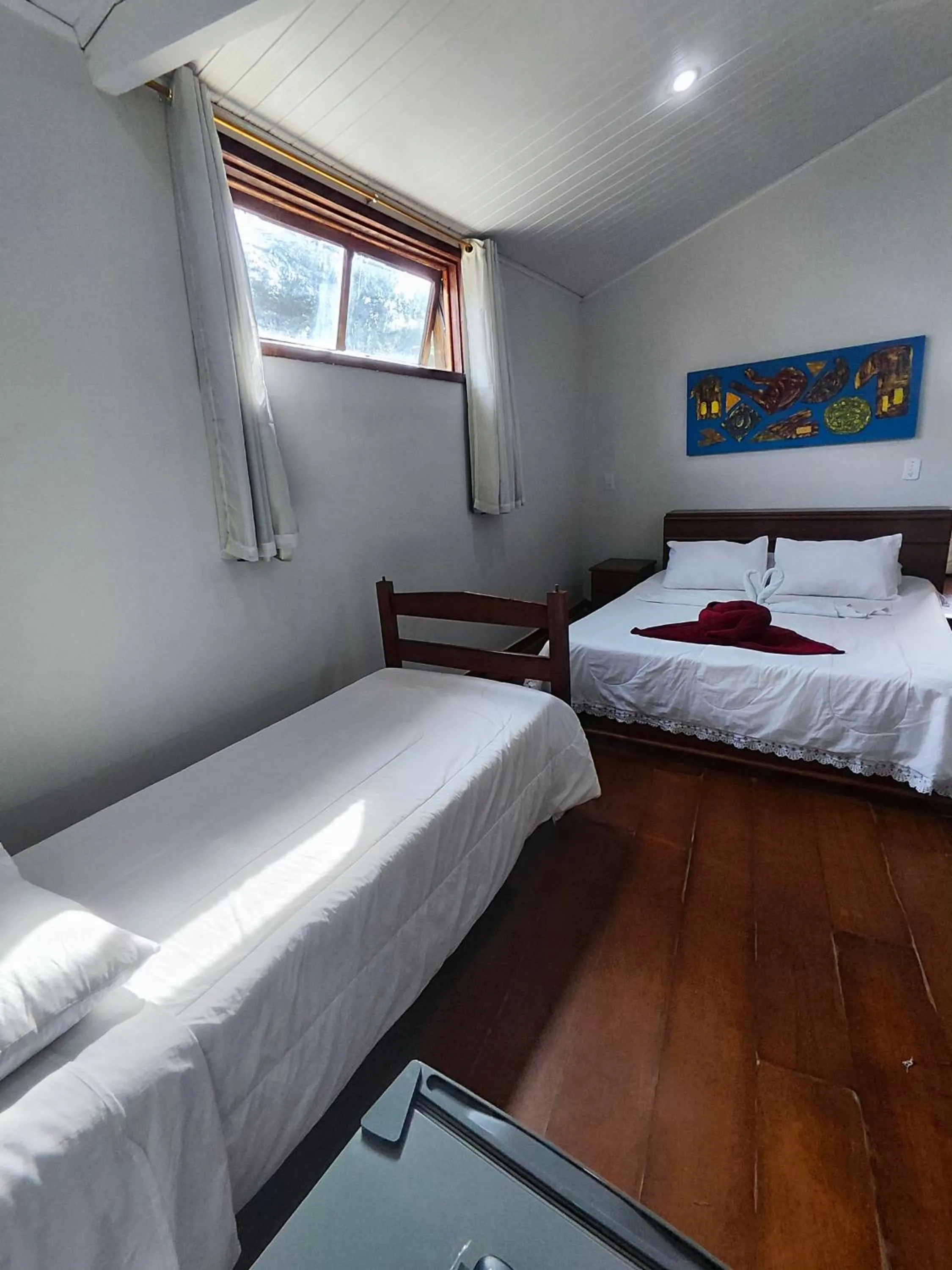 Bed in Pousada Flor de Lis