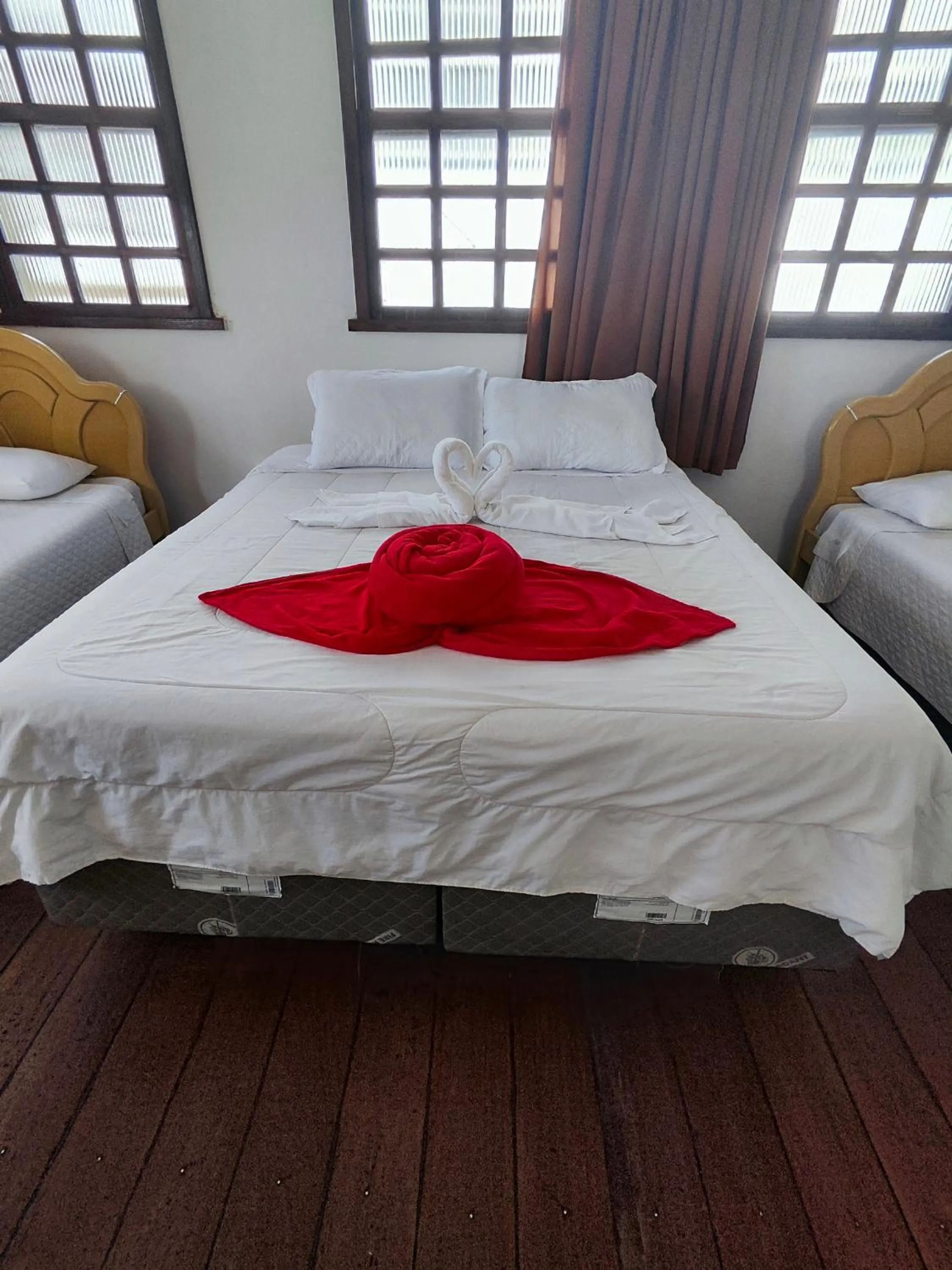 Bed in Pousada Flor de Lis