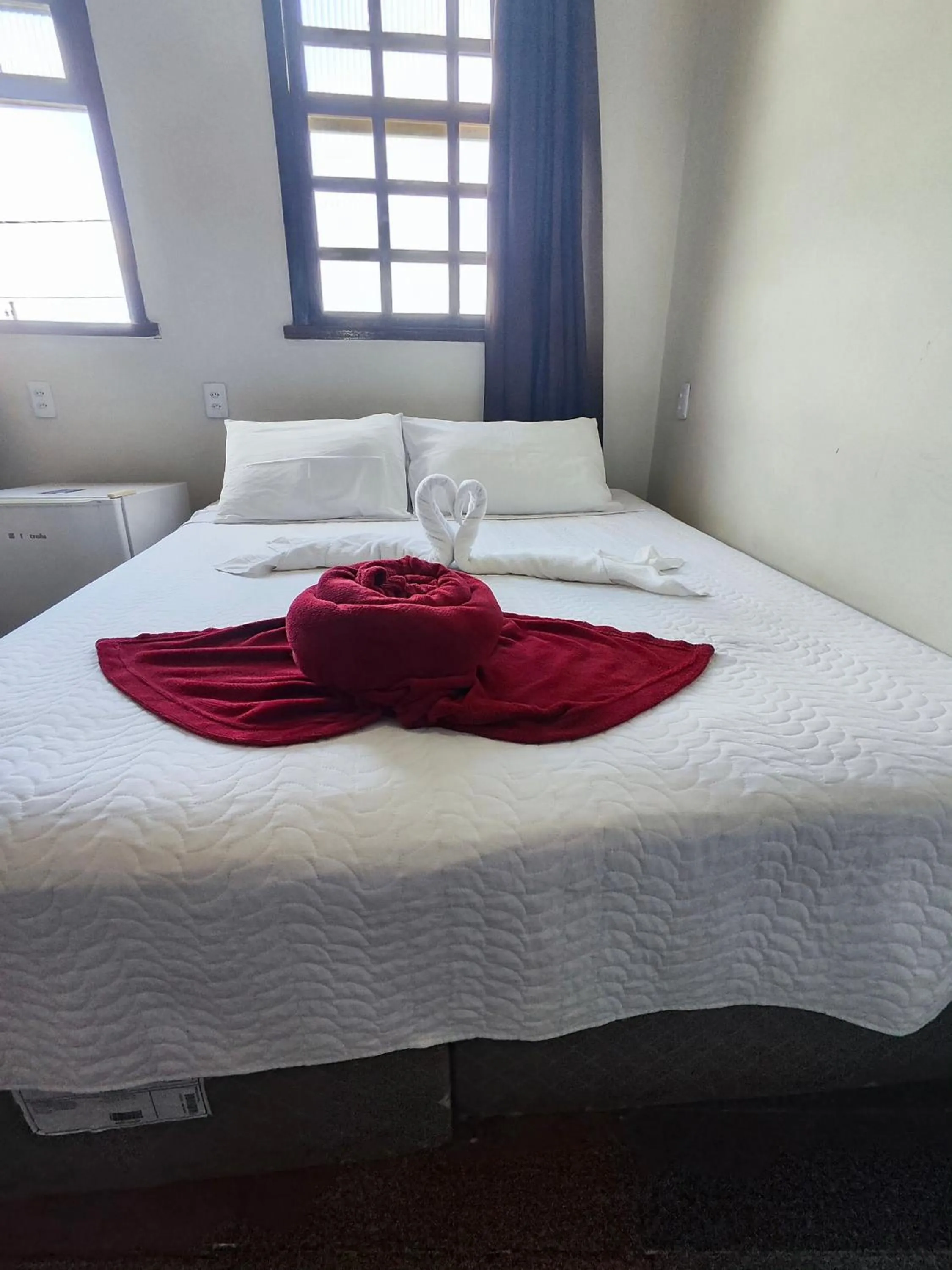 Bed in Pousada Flor de Lis