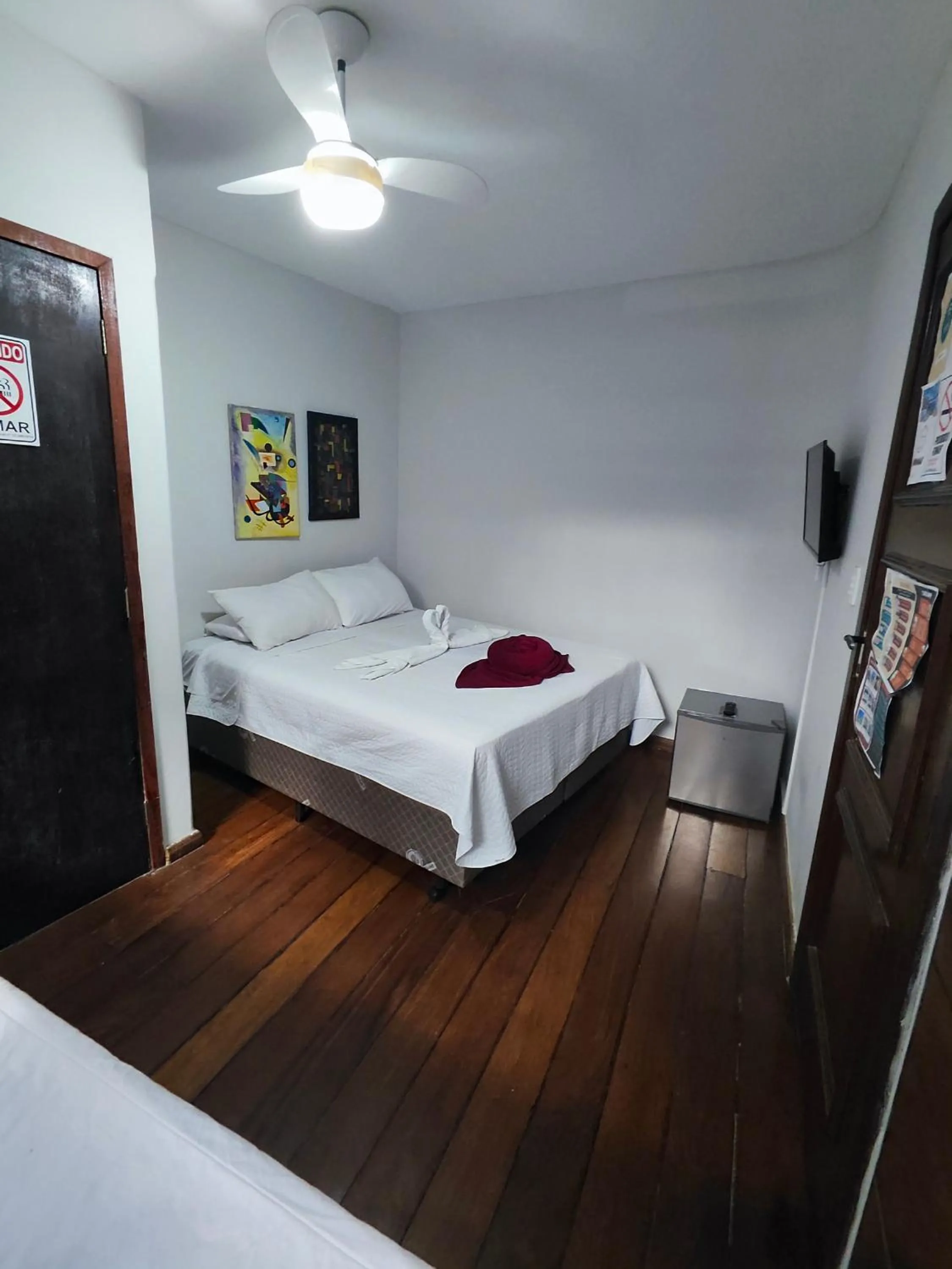 Bed in Pousada Flor de Lis