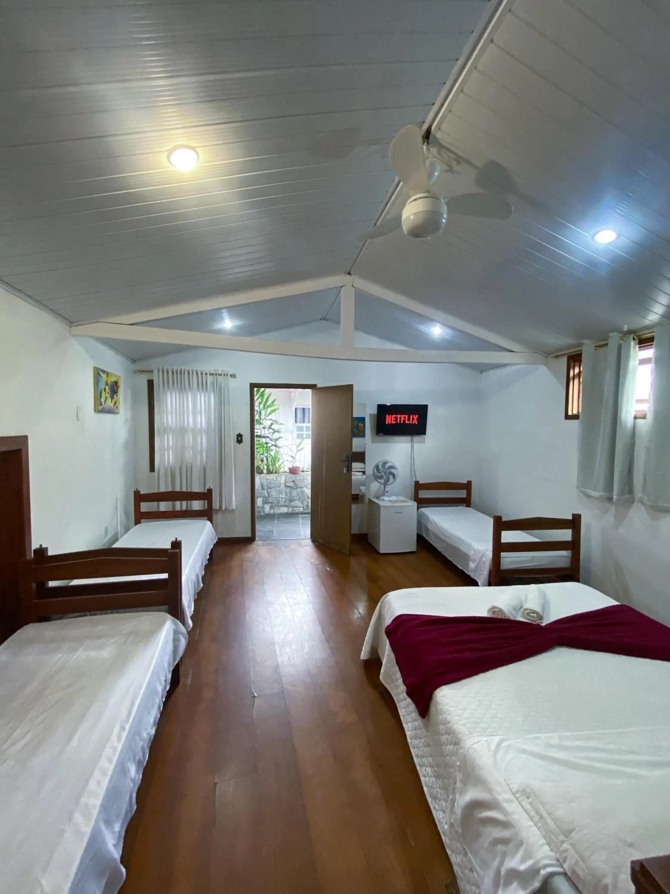 Bed in Pousada Flor de Lis