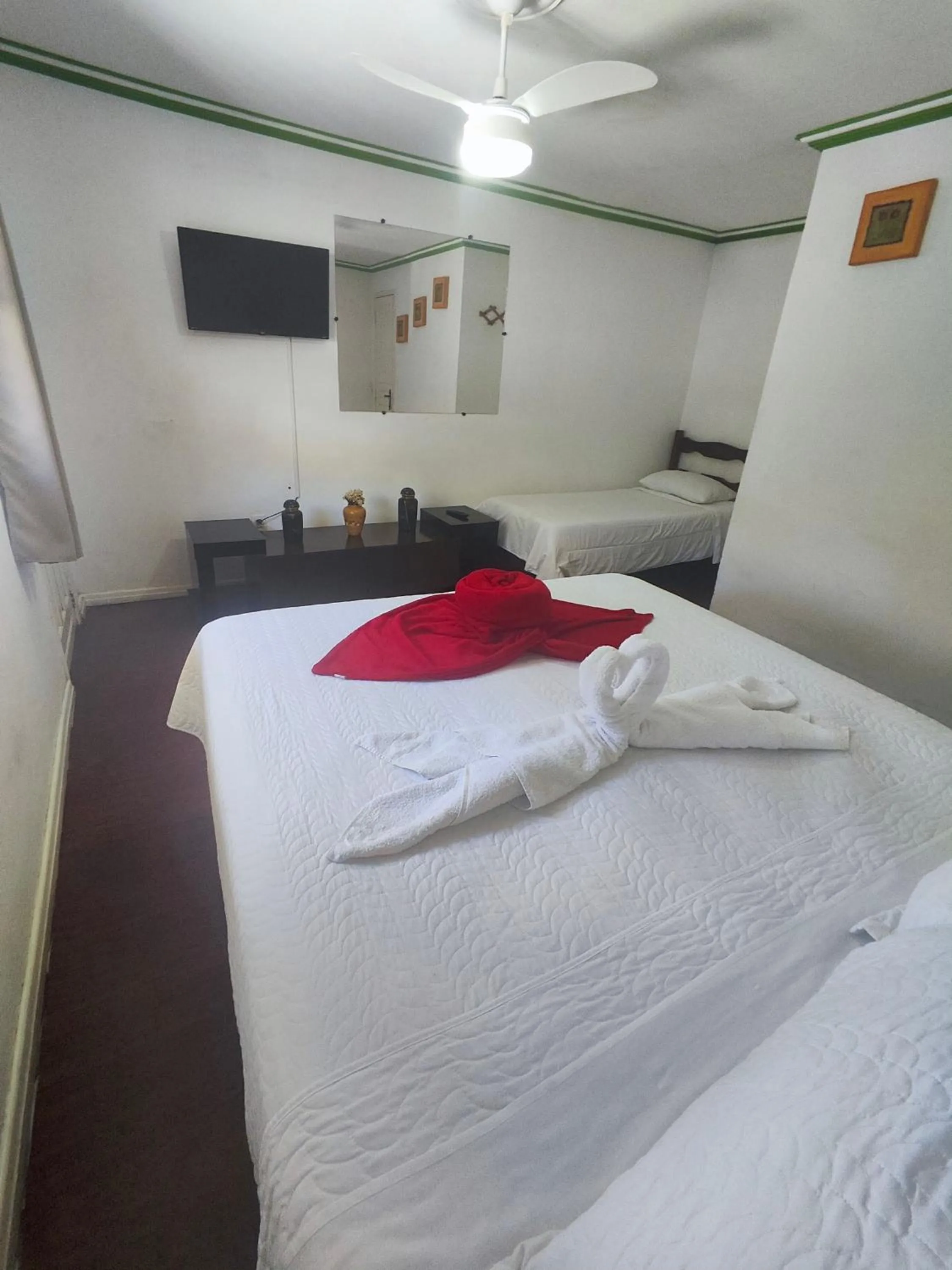 Bed in Pousada Flor de Lis