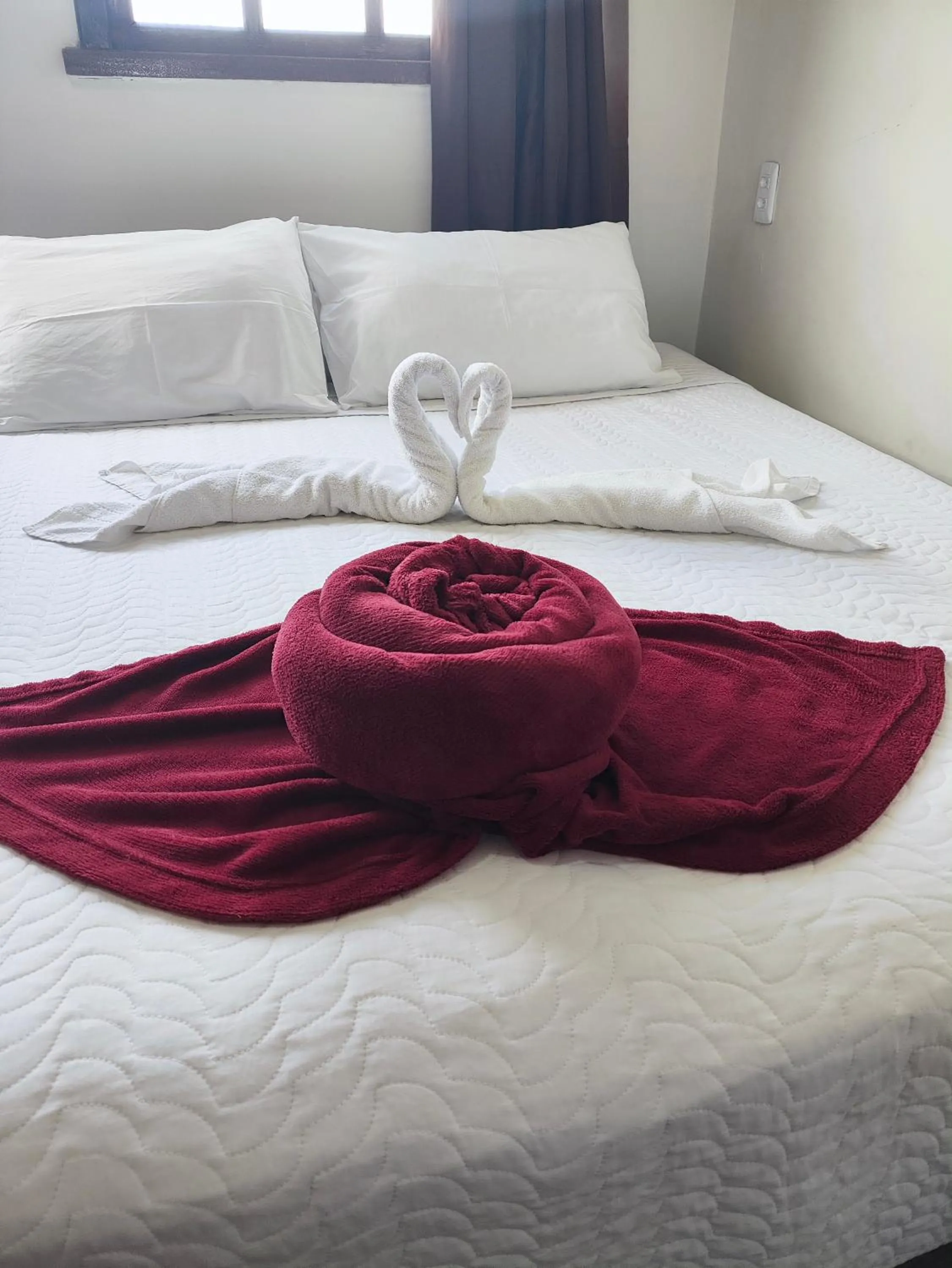 Bed in Pousada Flor de Lis