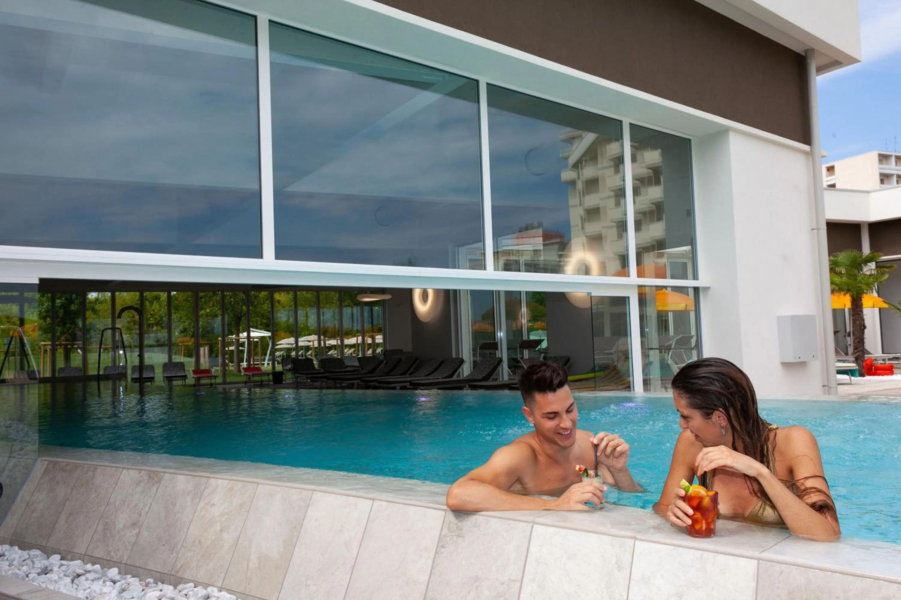 Hot Spring Bath in Hotel Terme Abano Verdi