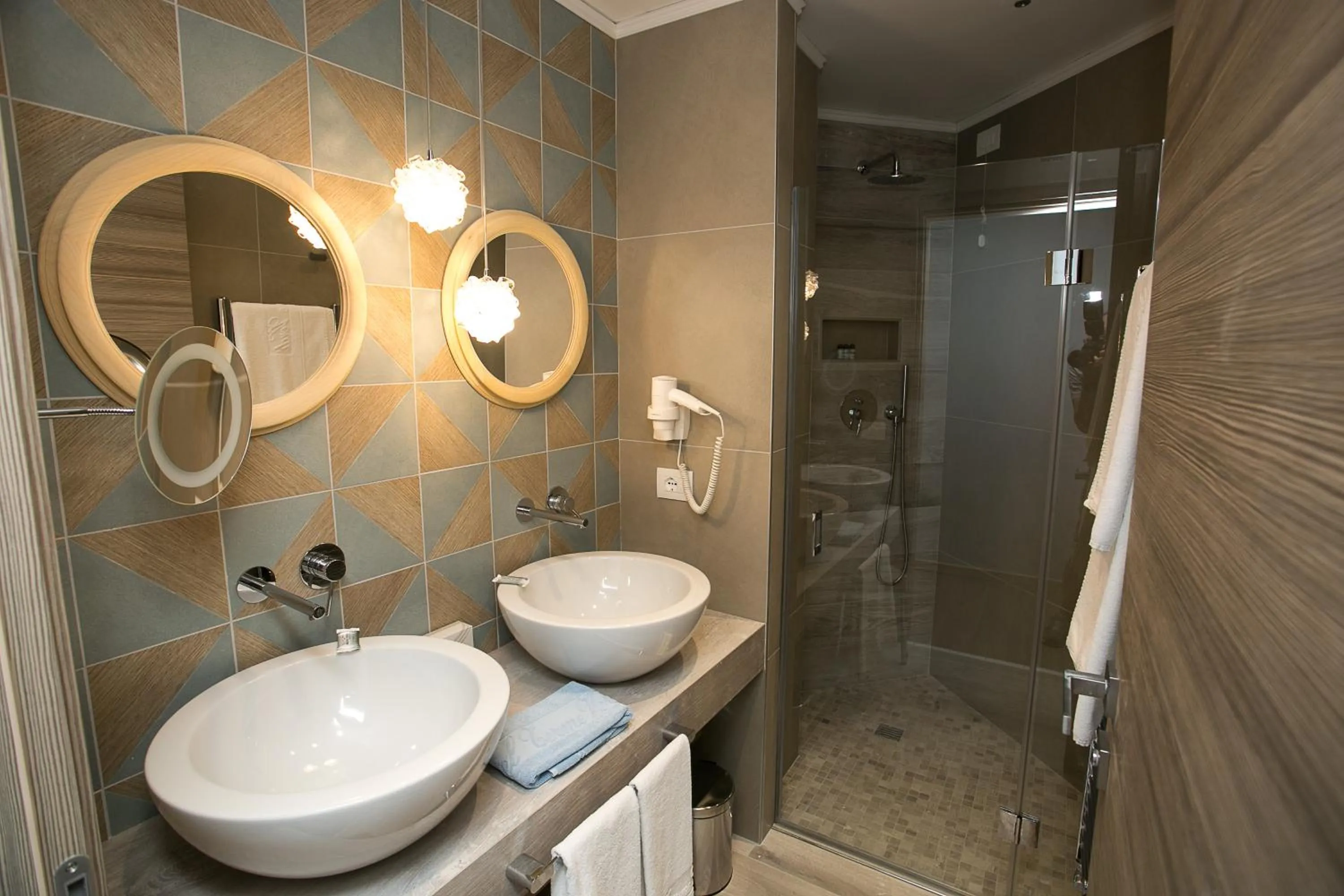 Bathroom in Hotel Terme Abano Verdi