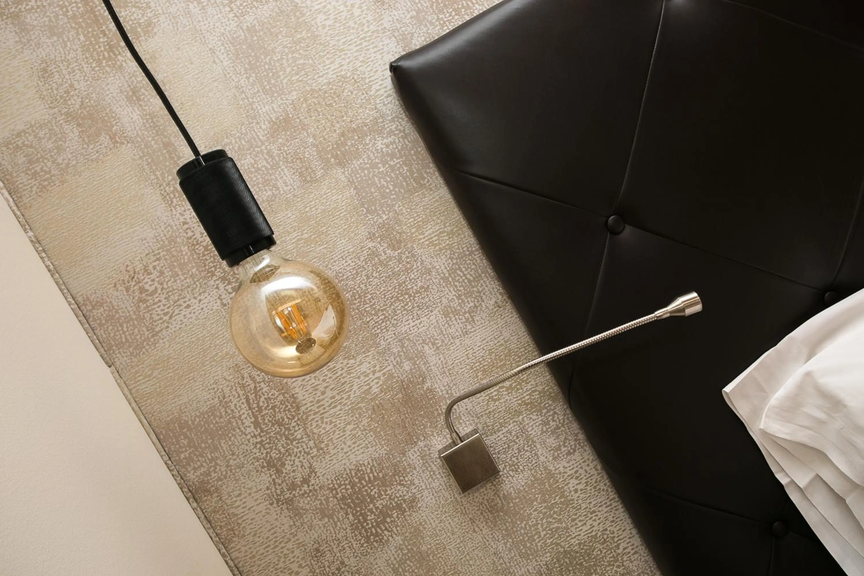 Decorative detail, Bed in Hotel Terme Abano Verdi