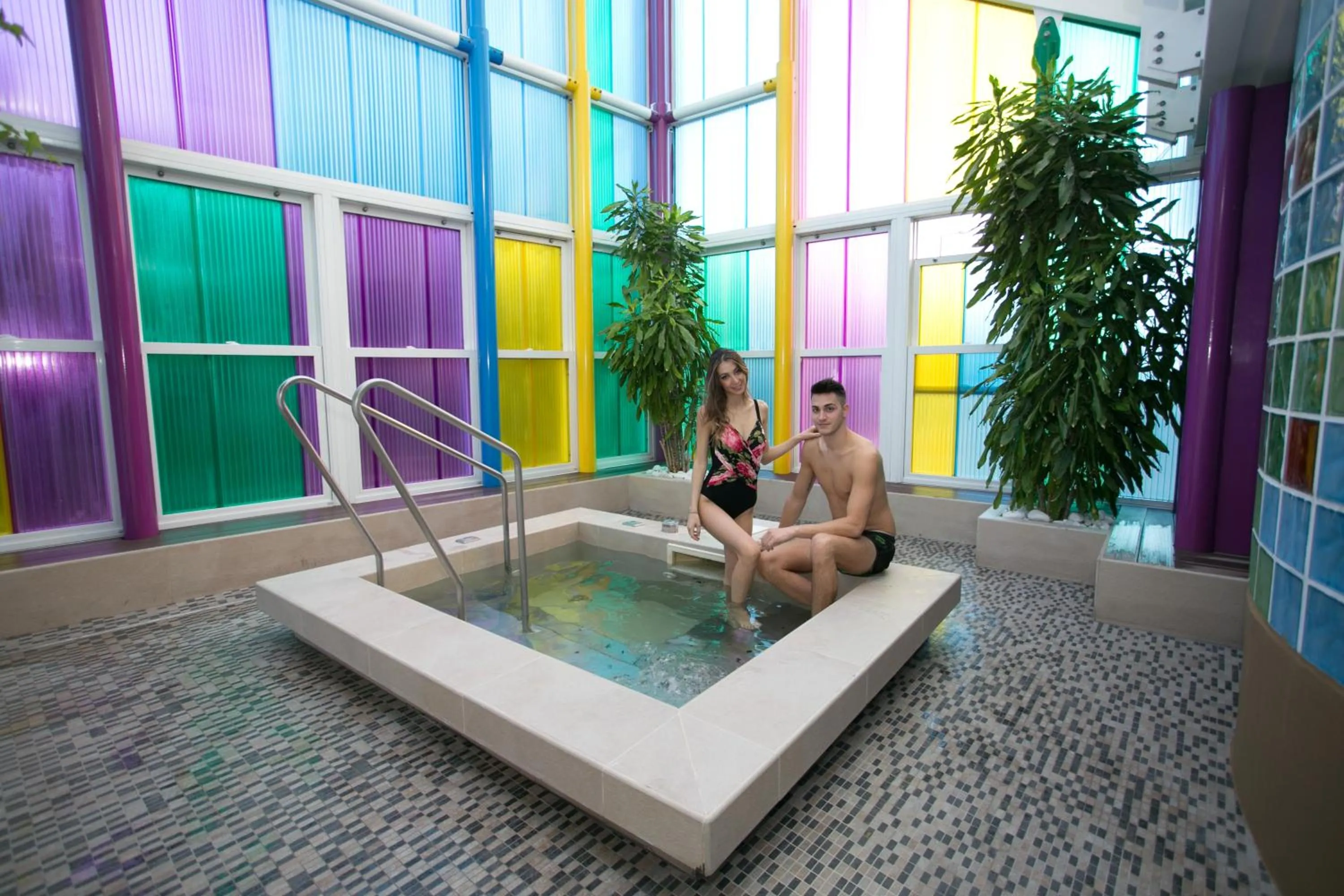 Hot Tub in Hotel Terme Abano Verdi