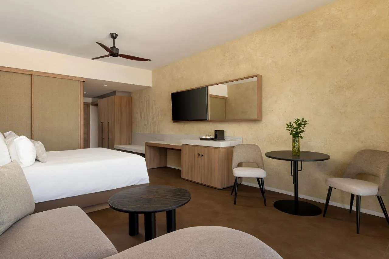 Bedroom, Bed in Secrets Baby Beach Aruba Adults Only