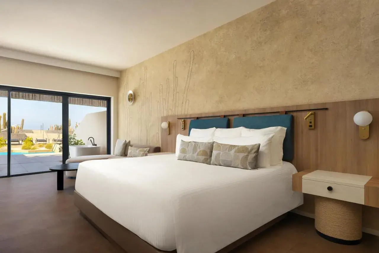 Bedroom, Bed in Secrets Baby Beach Aruba Adults Only Bedroom, Bed in Secrets Baby Beach Aruba Adults Only