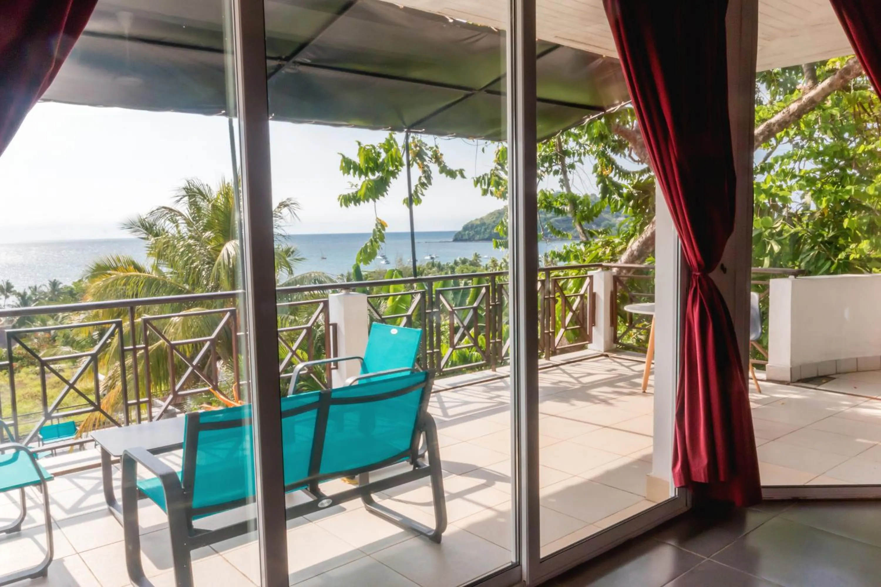 Balcony/Terrace in Hôtel Villa Les Orchidées