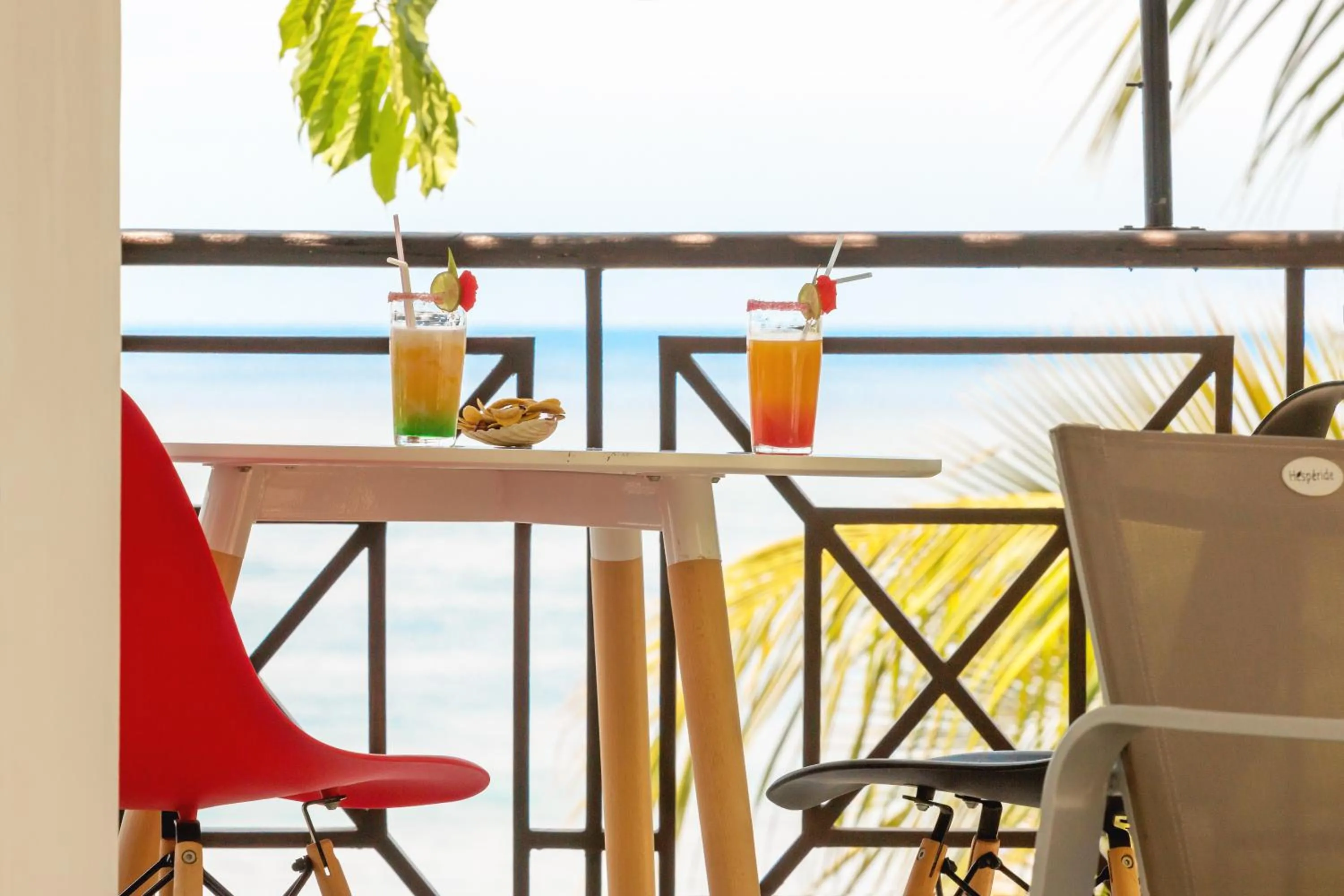 Balcony/Terrace in Hôtel Villa Les Orchidées