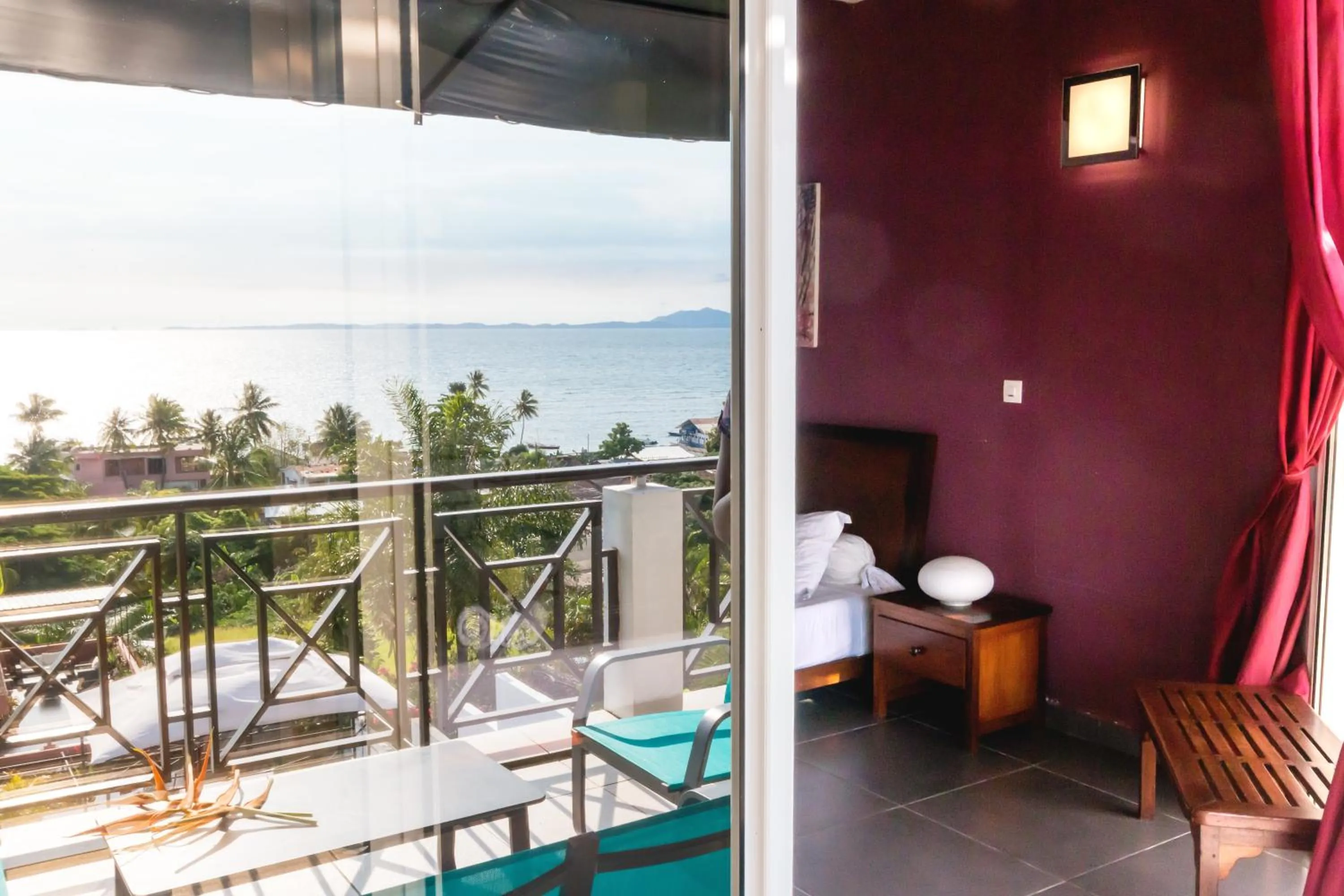 Balcony/Terrace in Hôtel Villa Les Orchidées